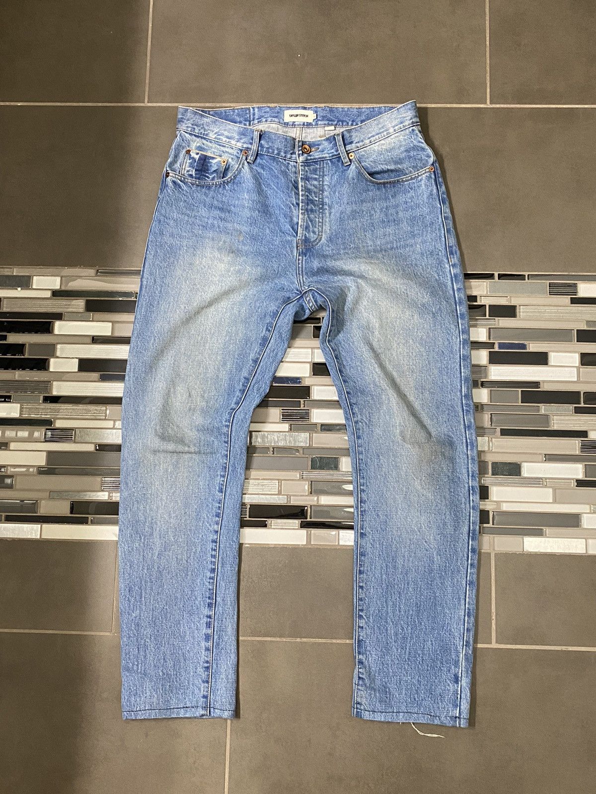 Taylor Stitch The Slim Jean in Fletcher Wash Organic Selvage Size US 33 - 1 Thumbnail