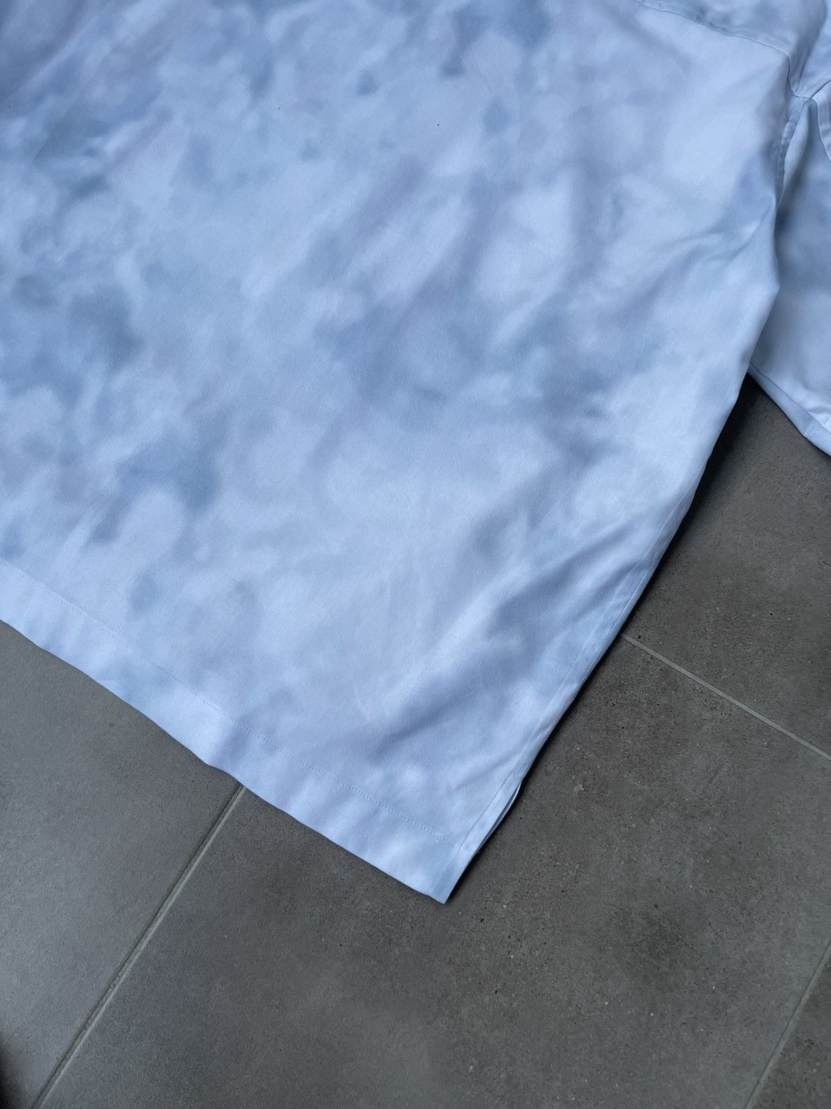 Wooyoungmi !DS! SS23 Solid Homme Sky Cloud Short Sleeve Button UP Shirt Size US M / EU 48-50 / 2 - 16 Thumbnail