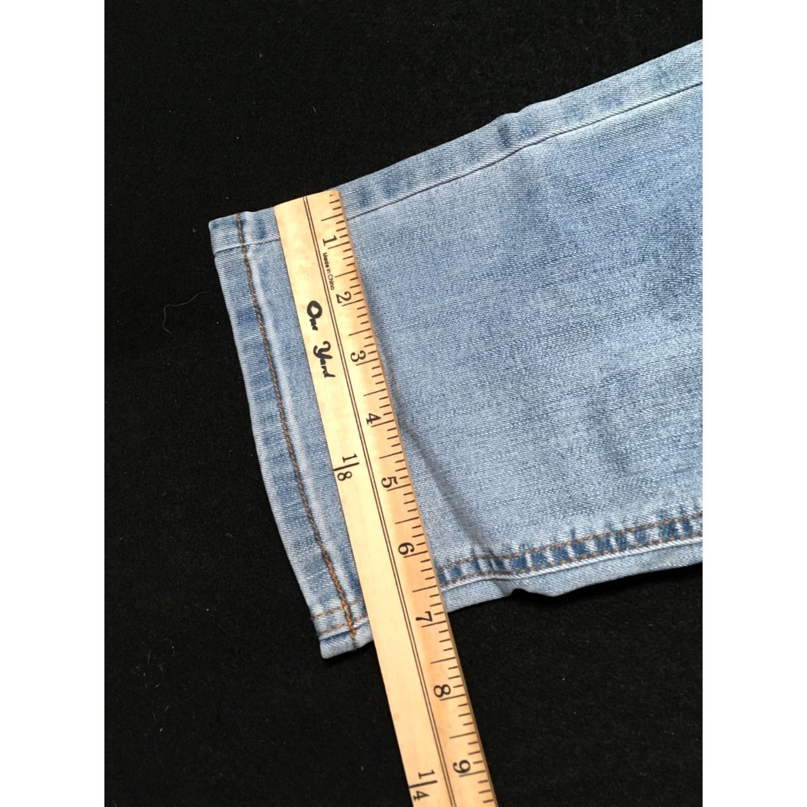 Ring Of Fire Ring of Fire Jeans Slim Straight 30 Light Blue Denim Cotton Spandex 5-Pocket Mens Modern Vintage? No, Vintage: N/A Size US 30 / EU 46 - 2 Thumbnail