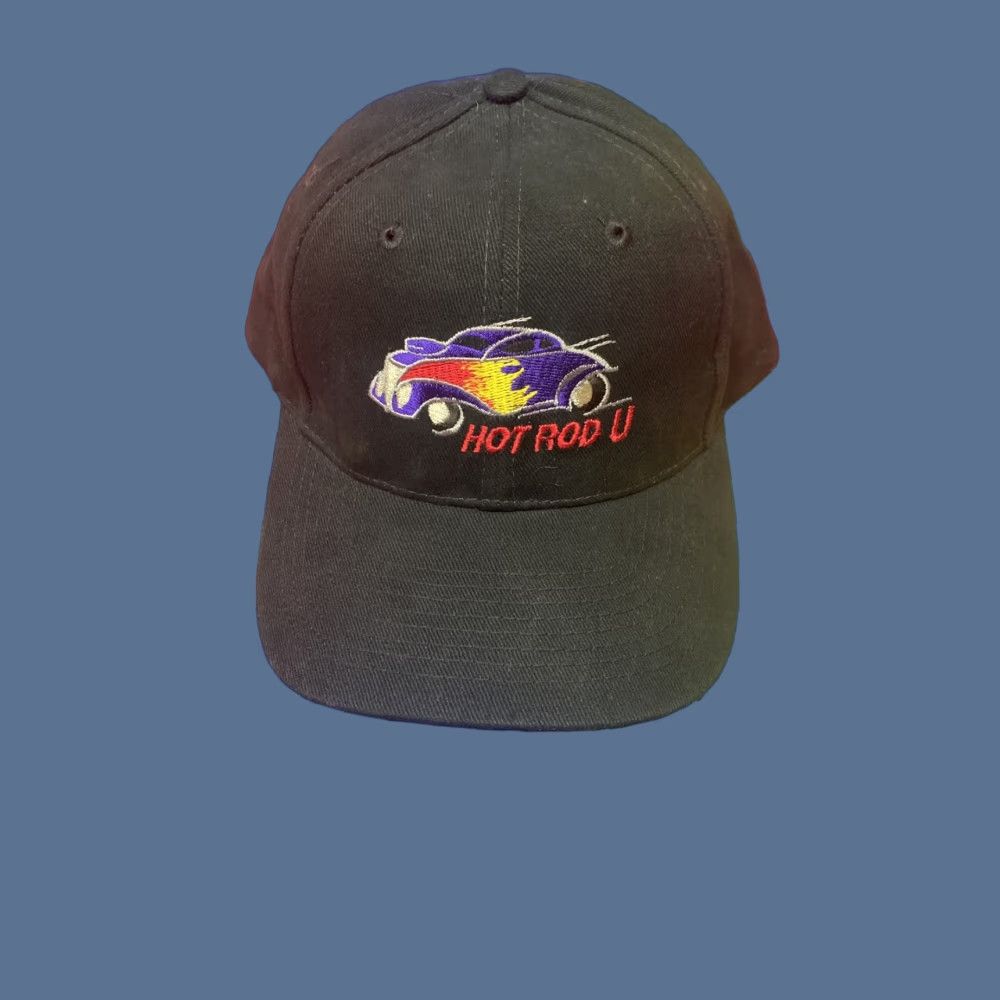 Vintage VINTAGE Nissan Hat Snapback “Hot Rod U” Embroidered Patch UTI Adjustable Hat Size ONE SIZE - 1 Thumbnail