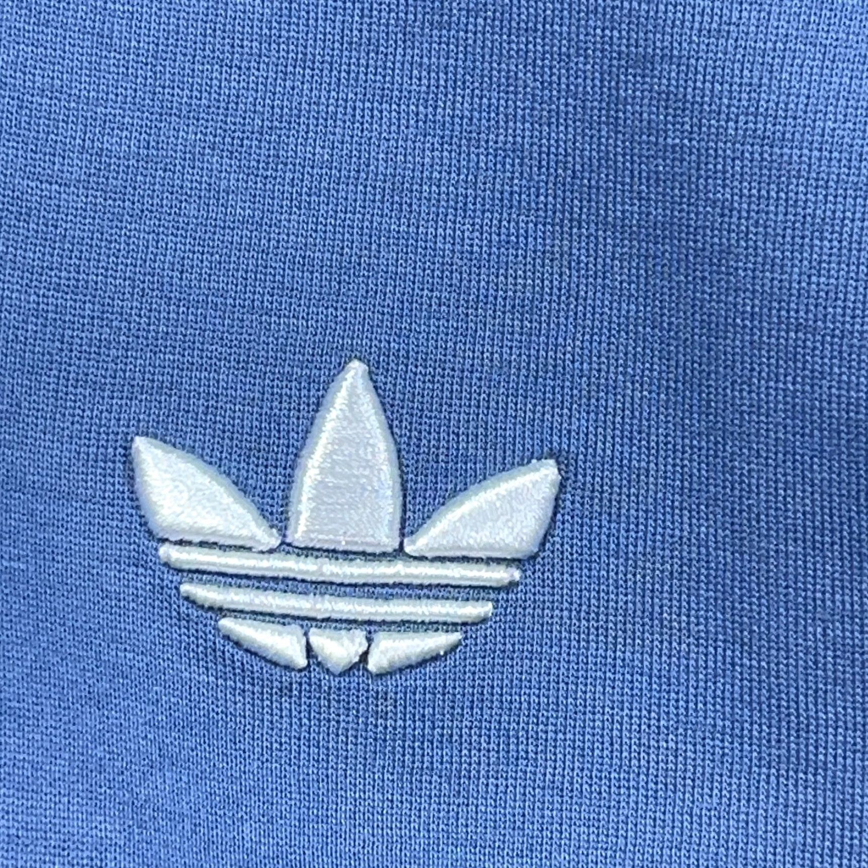Adidas Adidas Sweatshirt Women XL Blue White Pullover Mock Neck Logo Size XL / US 12-14 / IT 48-50 - 3 Thumbnail
