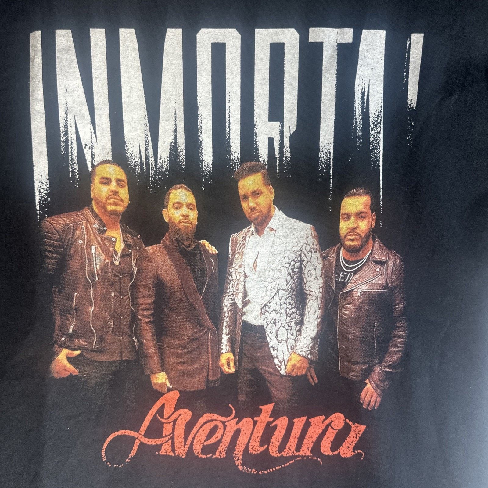 Gildan Aventura Romeo Santos Inmortal Band Bachata Cotton XL Size US XL / EU 56 / 4 - 2 Thumbnail