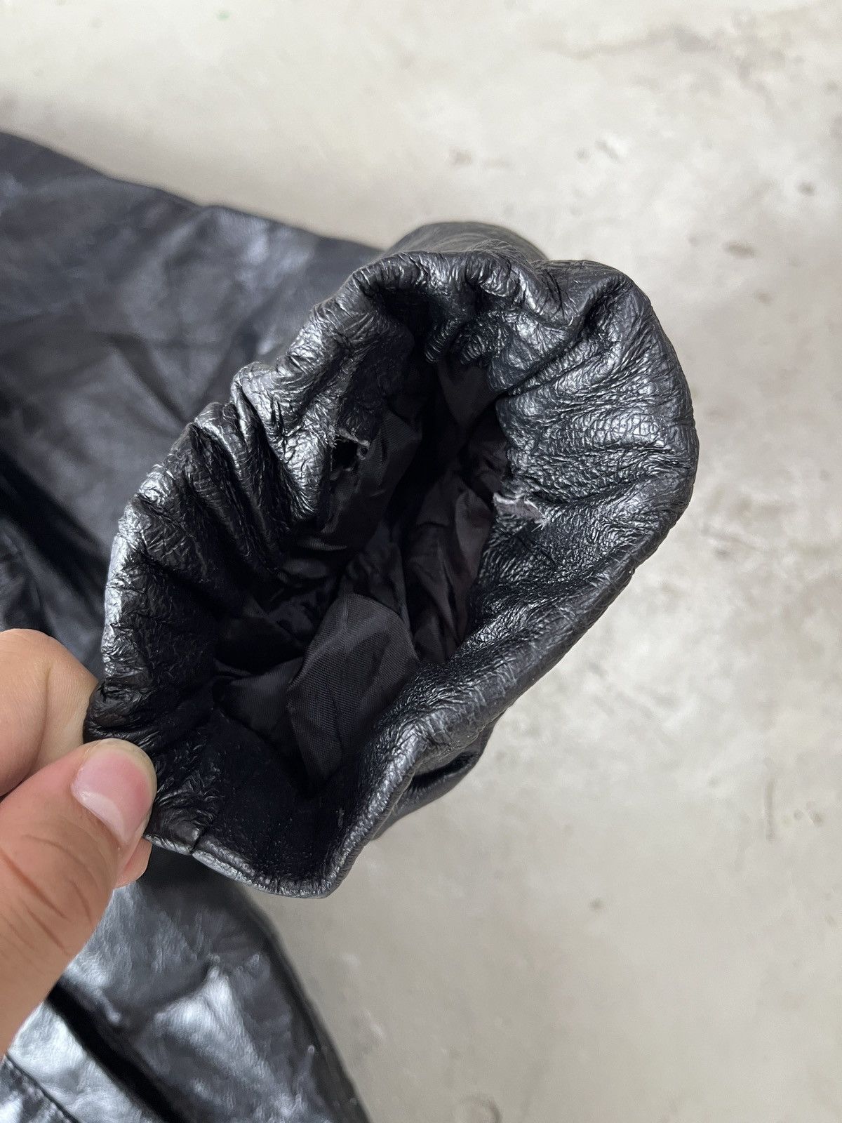 14th Addiction Vintage Genuine Leather Puffer Jacket Nanushka Yeezy Style Size US L / EU 52-54 / 3 - 8 Thumbnail