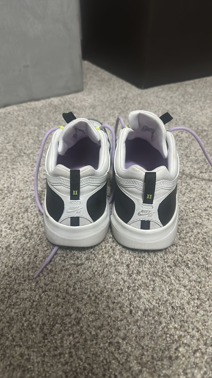 Nike Nike SB Nyjah Free 2 shoes white/purple Size US 10.5 / EU 43-44 - 5 Thumbnail