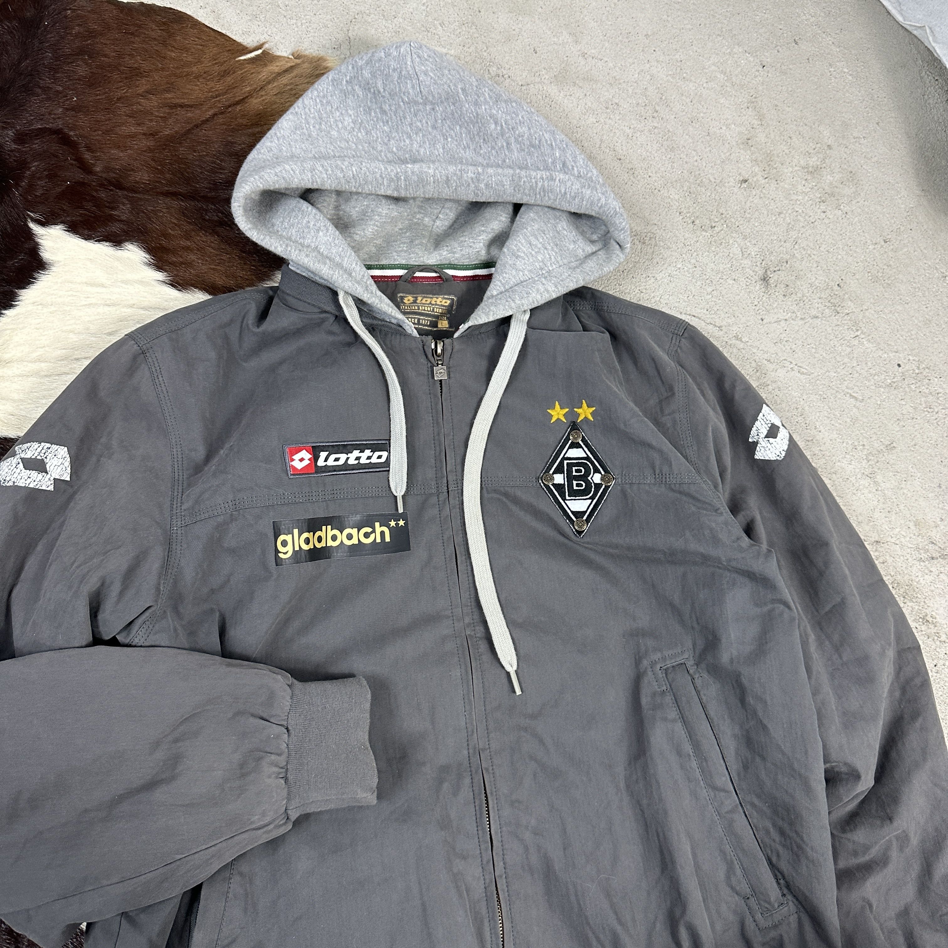 Vintage Vintage Streetwear Borussia Monchengladbach Hoodie Jacket Size US L / EU 52-54 / 3 - 3 Thumbnail
