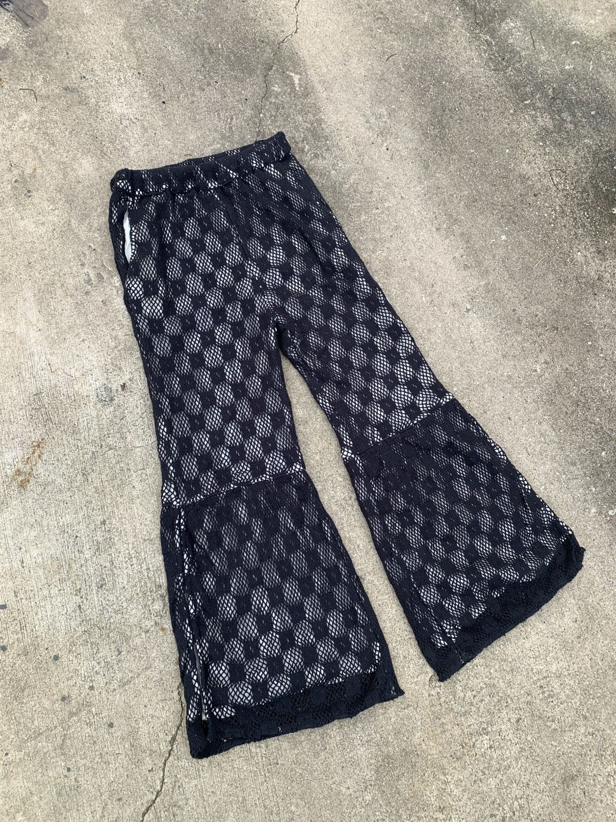 Ciaopanic steal 🔥flare ciaopanic mesh pants Size 30" / US 8 / IT 44 - 3 Thumbnail