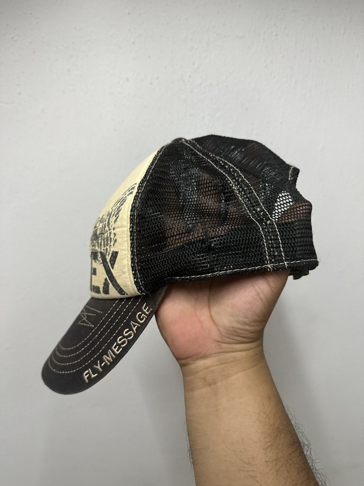 Alpha Industries VTG Distress Alpha Industries Trucked Hat Size ONE SIZE - 2 Thumbnail