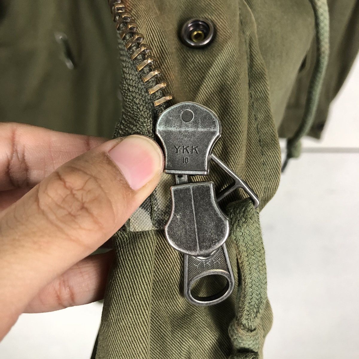 Japanese Brand 🔥Vintage Fish Tail Parka Jacket Biker Schott Multi Pocket Size US L / EU 52-54 / 3 - 18 Thumbnail