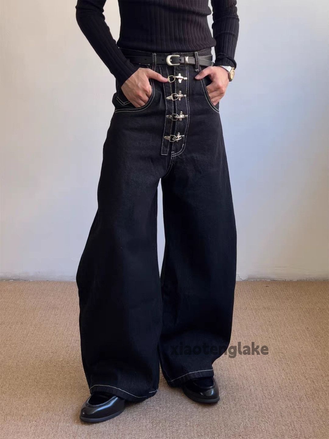 Jean ltx vintage wide Leg flared yuppie cleanfit y2k jeans Size US 26 / EU 42 - 8 Thumbnail