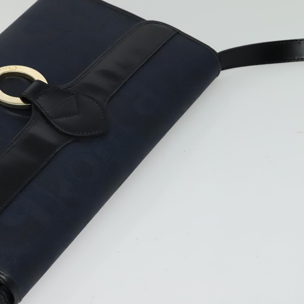 Dior DIOR Trotter Canvas Shoulder Bag Pvc Navy Gold Size ONE SIZE - 6 Thumbnail
