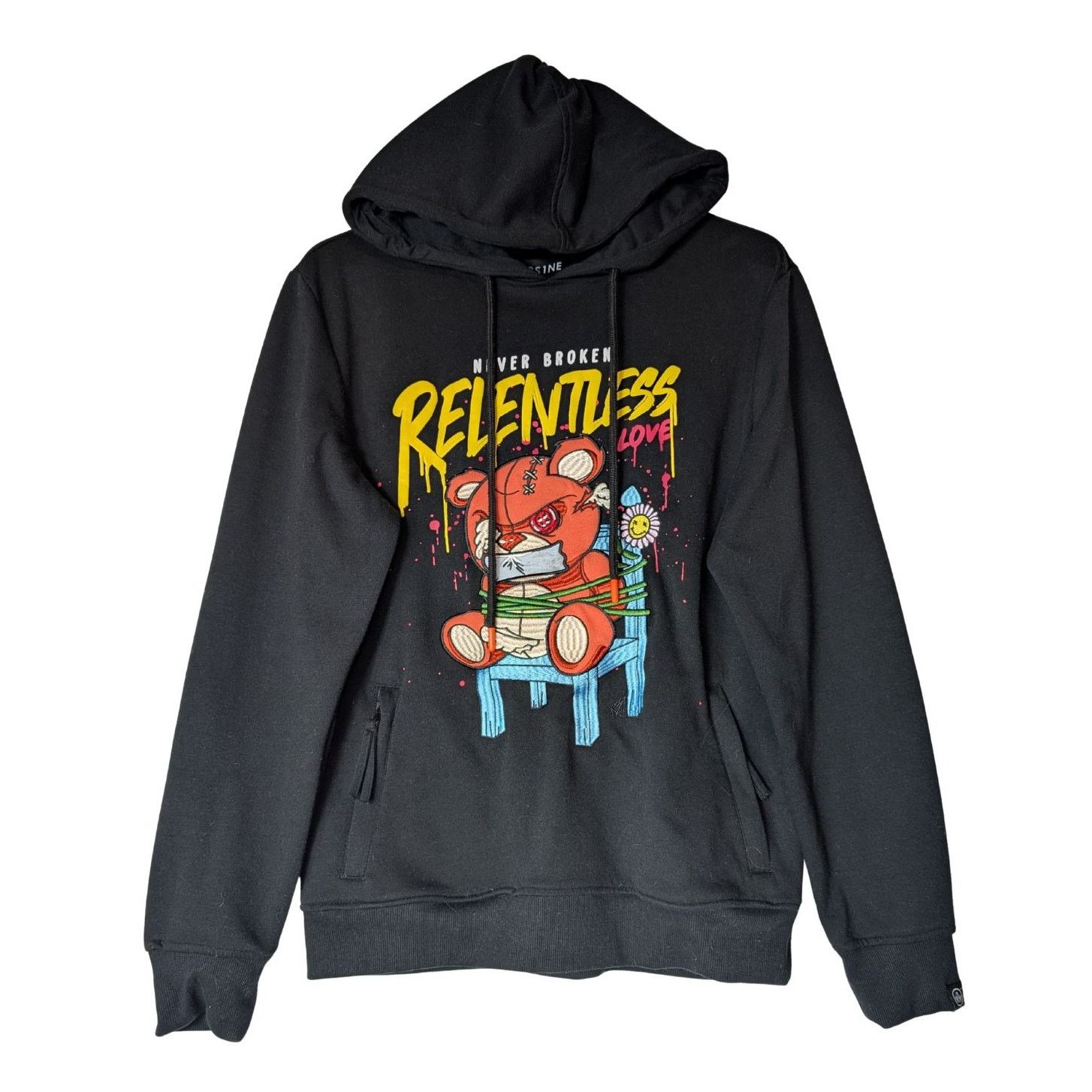 Unknown London RS1NE Never Broken Relentless Love Long Sleeve Hoodie Size M Size US M / EU 48-50 / 2 - 5 Thumbnail