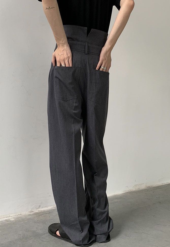 Japanese Brand × Vintage Cleanfit retro folded flap high waisted pleated pants Size US 28 / EU 44 - 2 Thumbnail