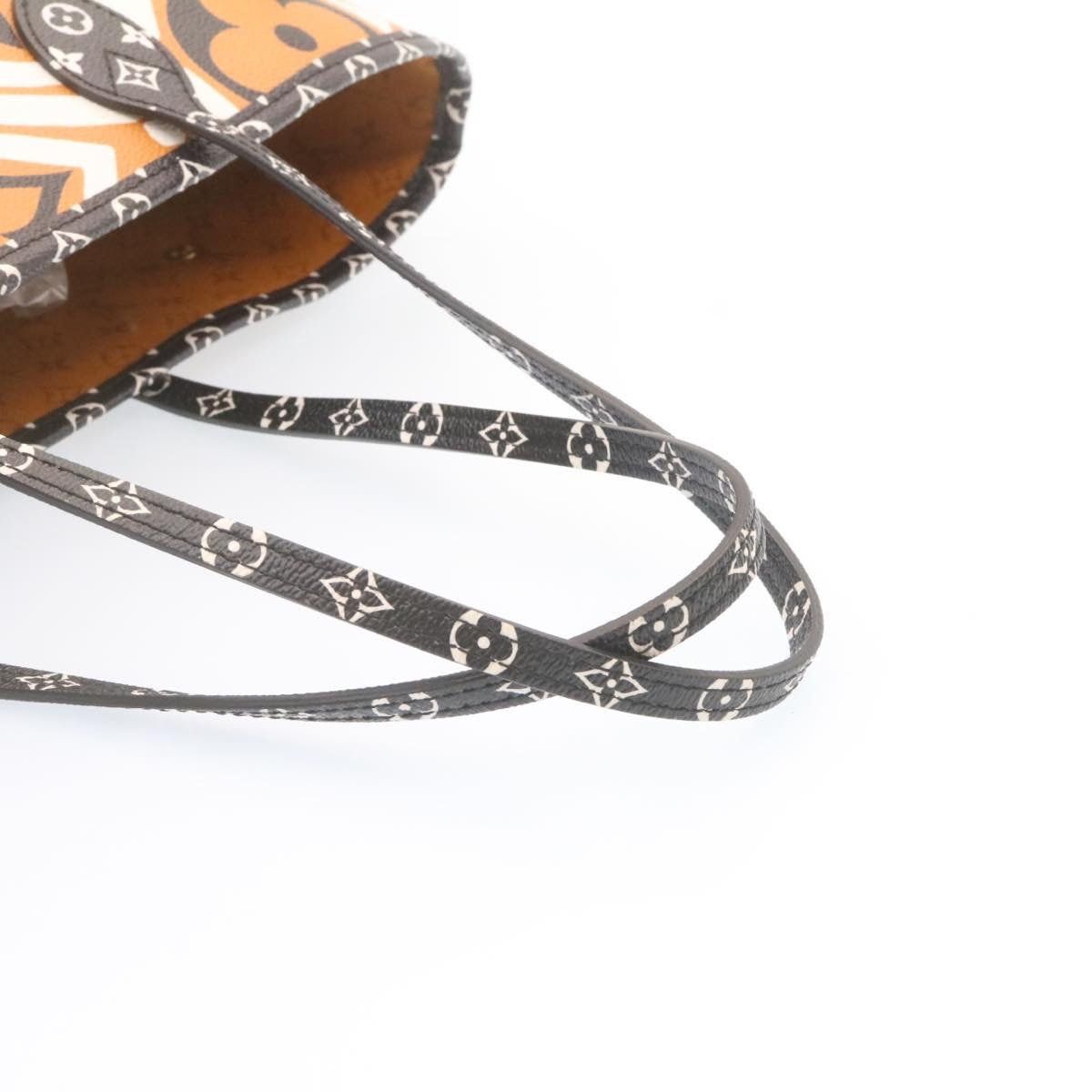 Louis Vuitton LOUIS VUITTON Monogram Giant Neverfull MM Tote Bag Caramel Size ONE SIZE - 7 Thumbnail