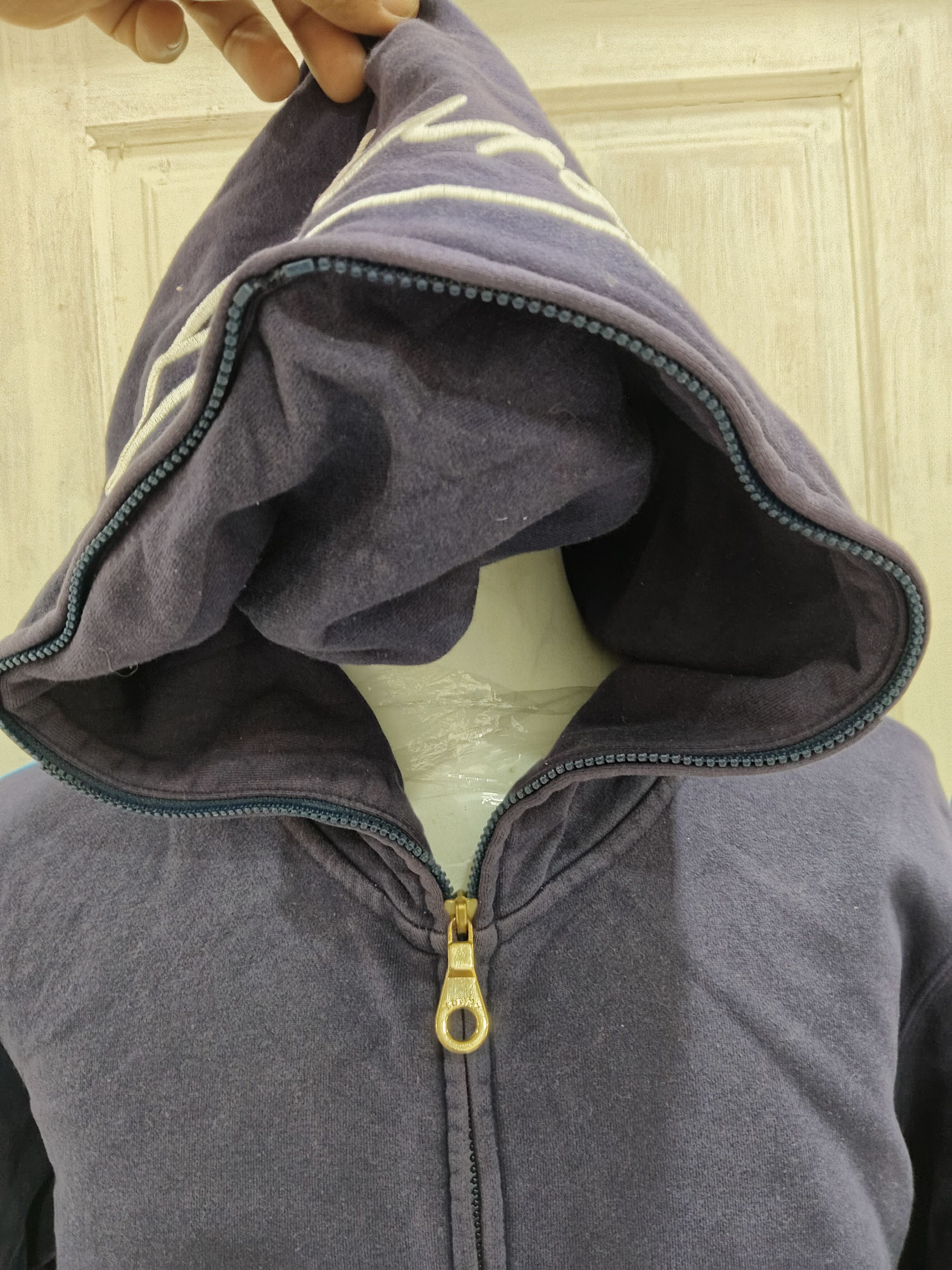 Tommy Hilfiger × Tommy Jeans Vintage Tommy Embroidery Logo Fullzip Hoodie Sweatshirt Size US L / EU 52-54 / 3 - 4 Thumbnail