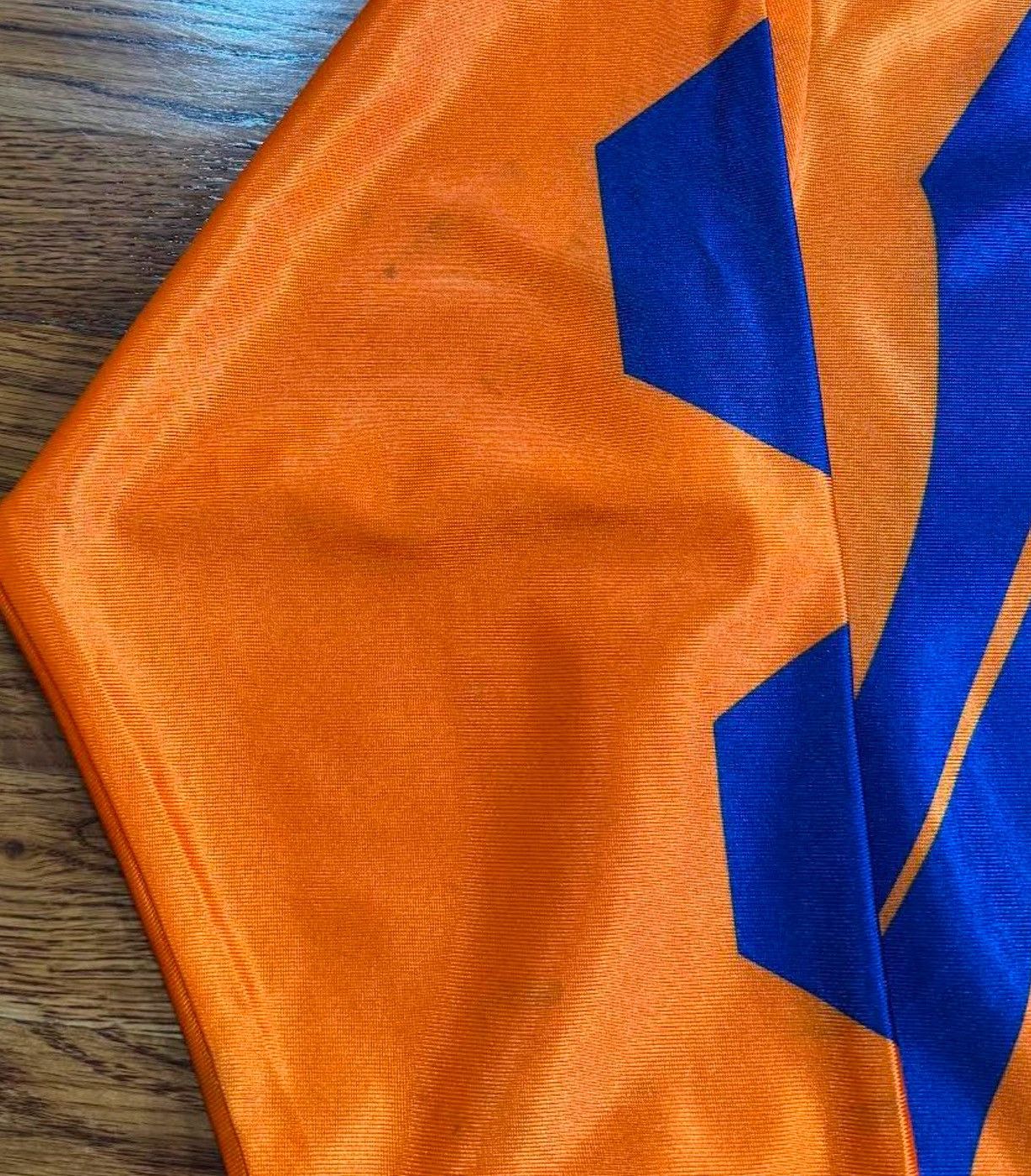 Adidas Vintage Adidas Orange / Blue Goaltender Jersey (Size L) Size US L / EU 52-54 / 3 - 5 Thumbnail