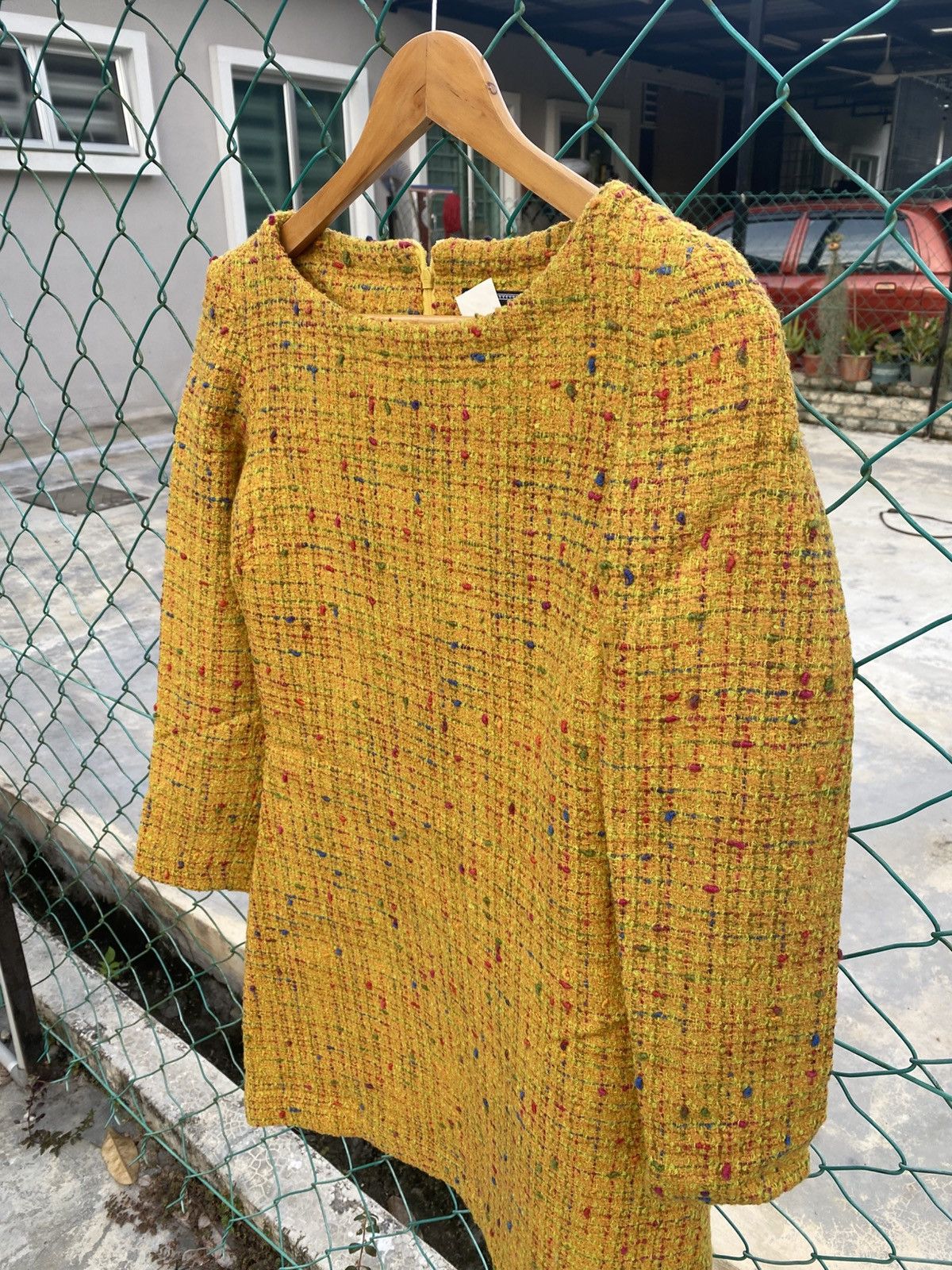 Versace Jeans Couture Versace Jeans Couture Tweed Dresses Size S / US 4 / IT 40 - 4 Thumbnail