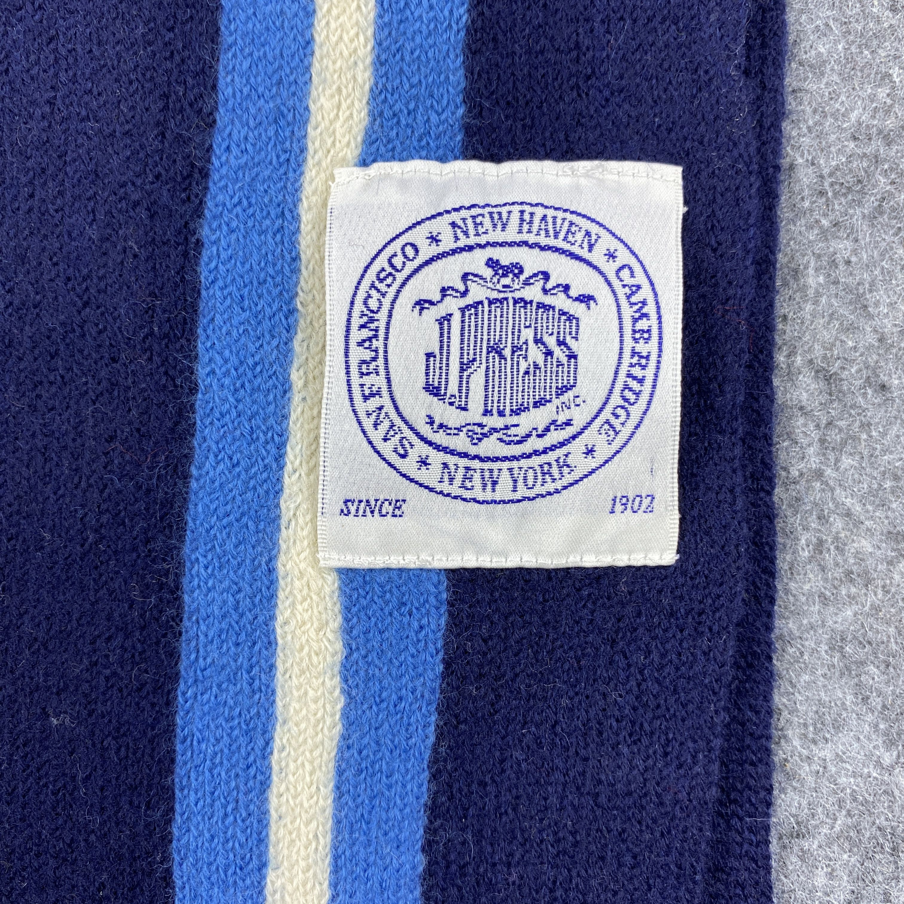 J. Press × Vintage GF10677 J. Press Scarf Neck Wear Muffler Nova Check Size ONE SIZE - 2 Thumbnail