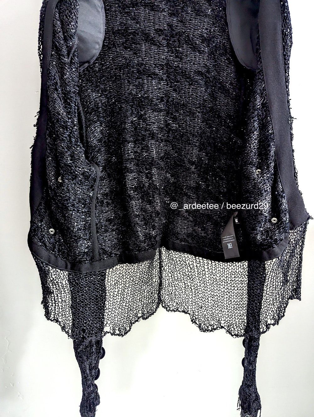 Balmain *NEW* $3500 SPENCER SEQUIN JACQUARD KNIT JACKET Size XS / US 0-2 / IT 36-38 - 11 Thumbnail