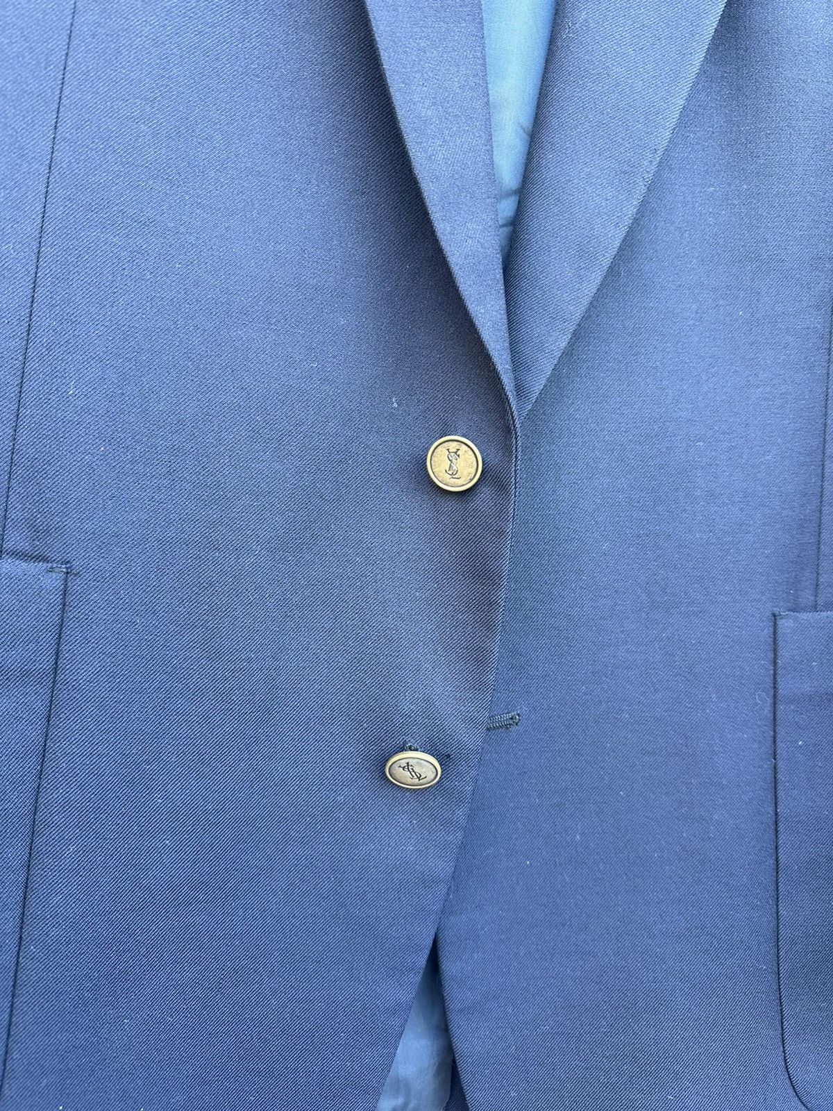 Yves Saint Laurent YSL Yves Saint Laurent Wool Blazer Jacket Size 48R - 4 Thumbnail