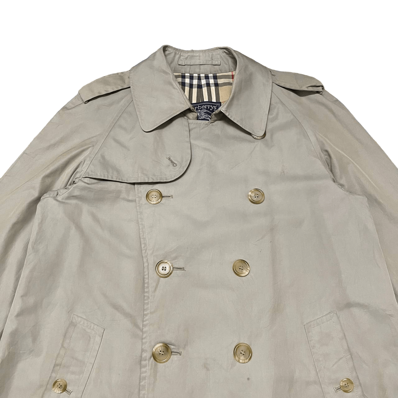 Burberry Vintage Burberry Nova Check Trench Coat Made in England Size US M / EU 48-50 / 2 - 3 Thumbnail