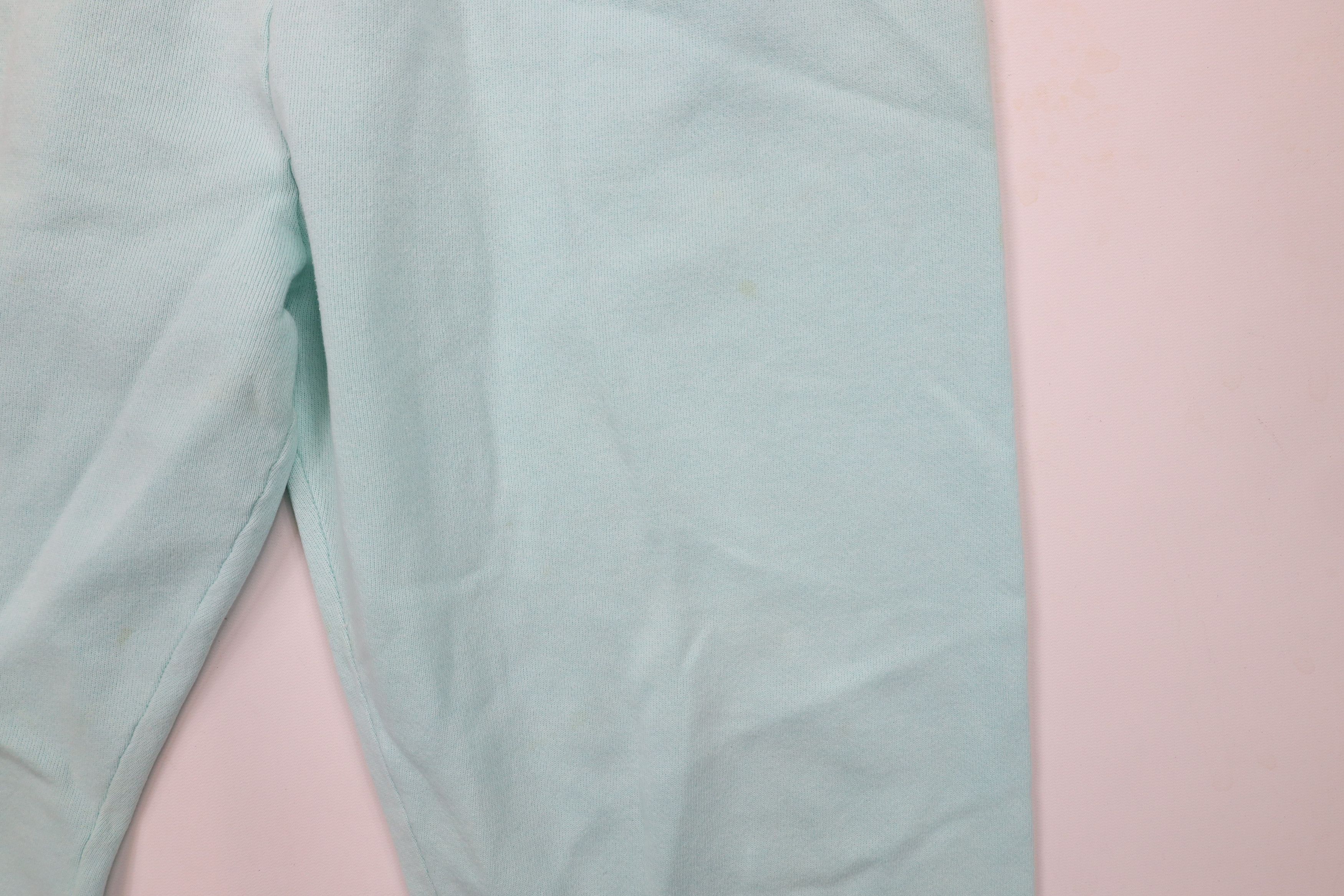 Vintage Vintage 90s Streetwear Blank Sweatpants Joggers Blue USA Size 32" / US 10 / IT 46 - 6 Thumbnail