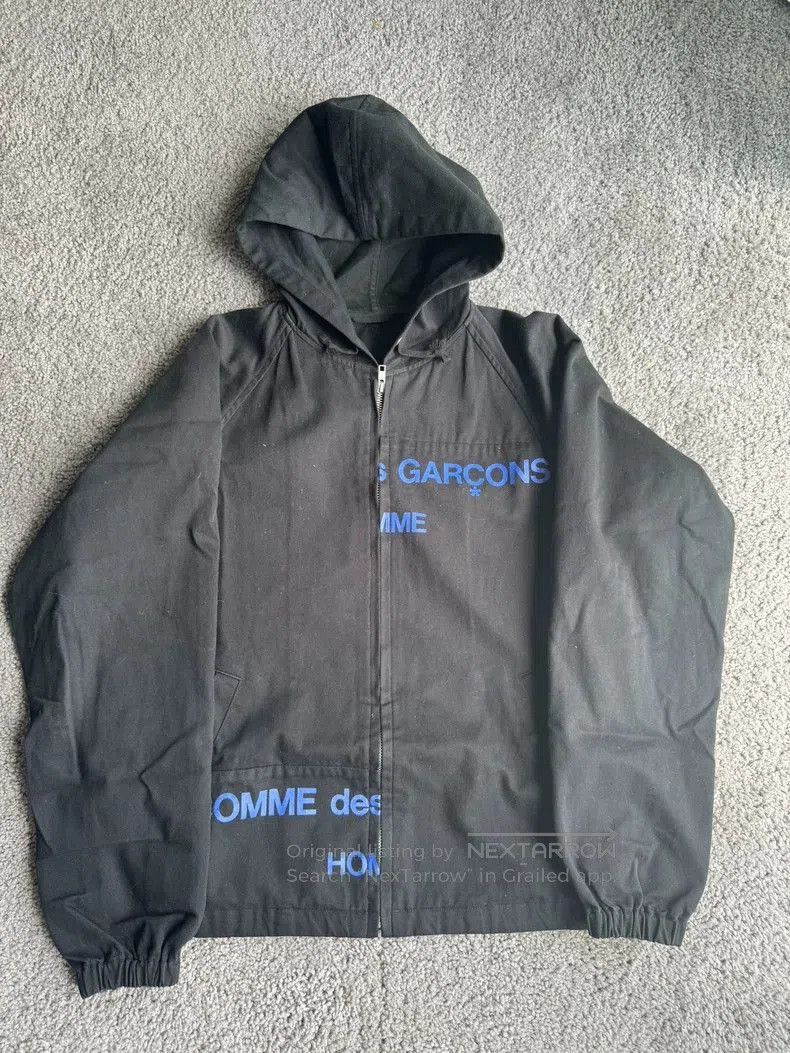 Comme des Garcons × Vintage Comme des garcons split logo zip up