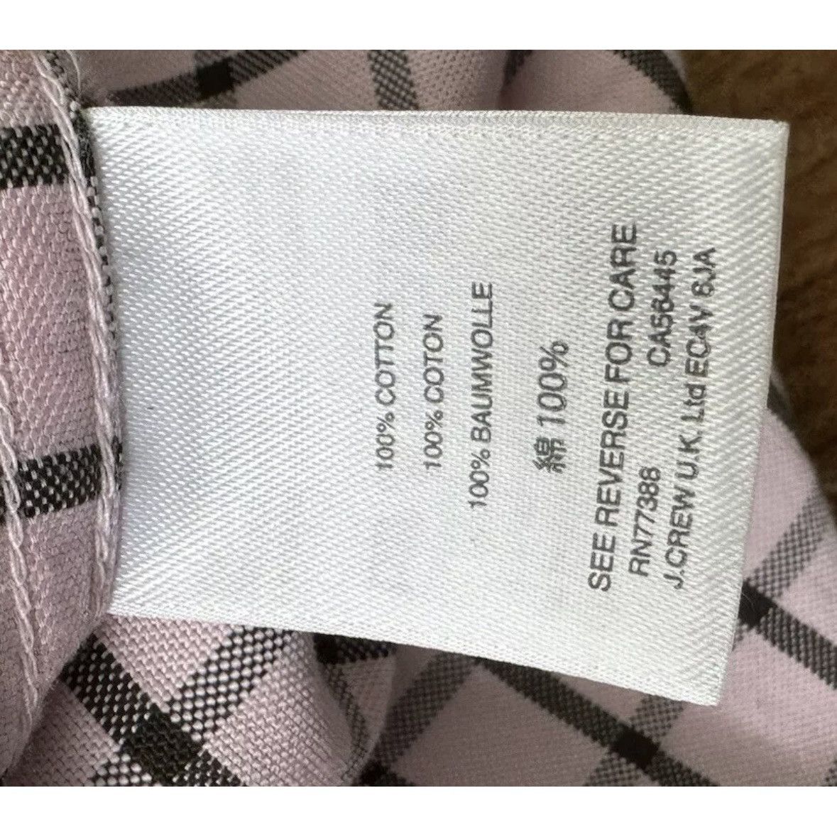J.Crew J.Crew Slim Fit Plaid Oxford Shirt Mens M Pink Button Down Size US M / EU 48-50 / 2 - 5 Thumbnail