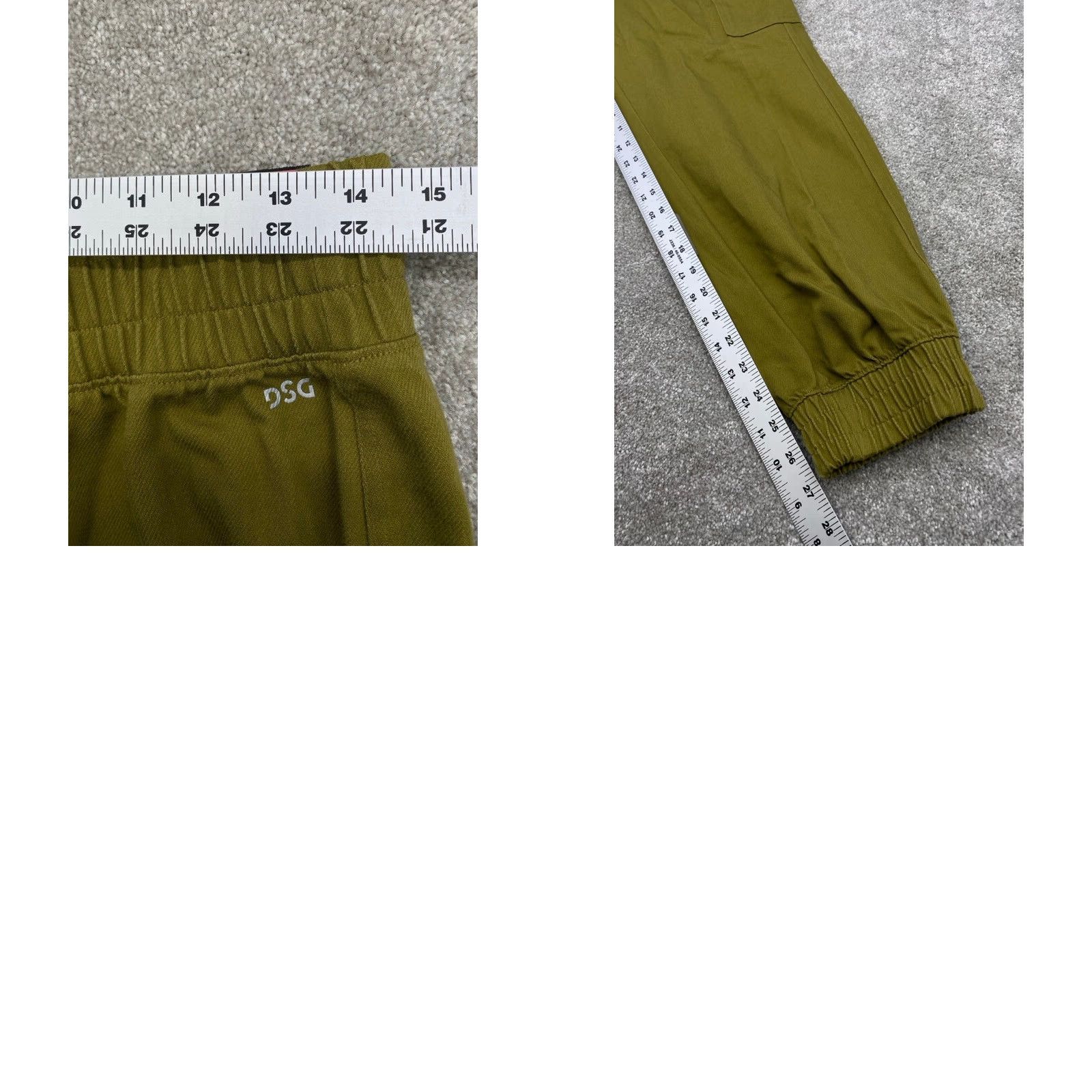 Vintage DSG Twitch & Allison Women's S Twill Jogger Aged Grass Loose Fit XS? Size 29" - 9 Thumbnail