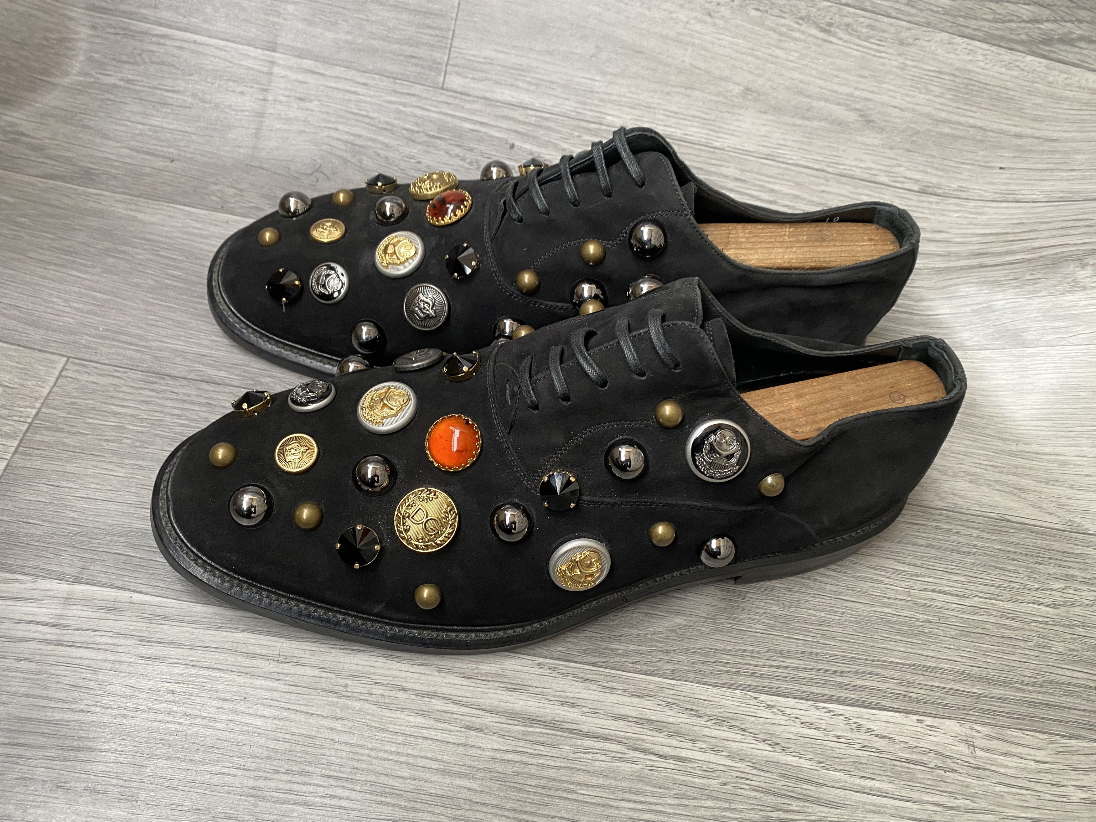 Dolce & Gabbana Dolce gabbana, maison margiela style derby suede shoes uk10 Size US 11 / EU 44 - 8 Thumbnail