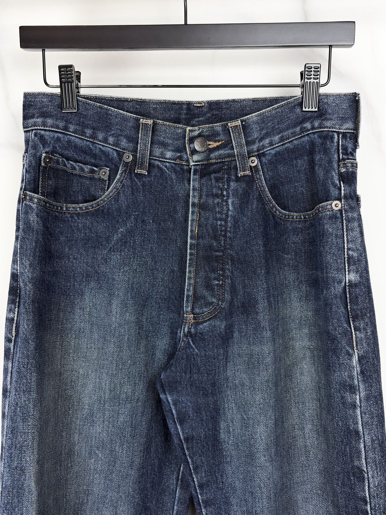 Gucci Tom Ford Vintage Indigo Straight Leg Denim Jeans