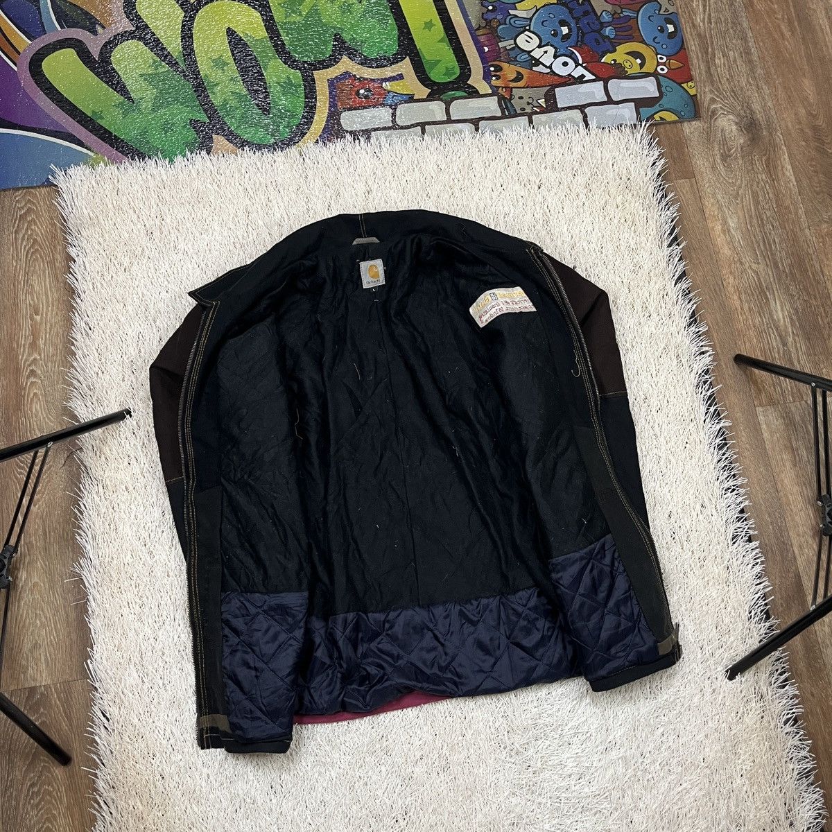 Carhartt Vintage Custom Carhartt Reworked Detroit Jacket Patchwork Size US L / EU 52-54 / 3 - 3 Thumbnail