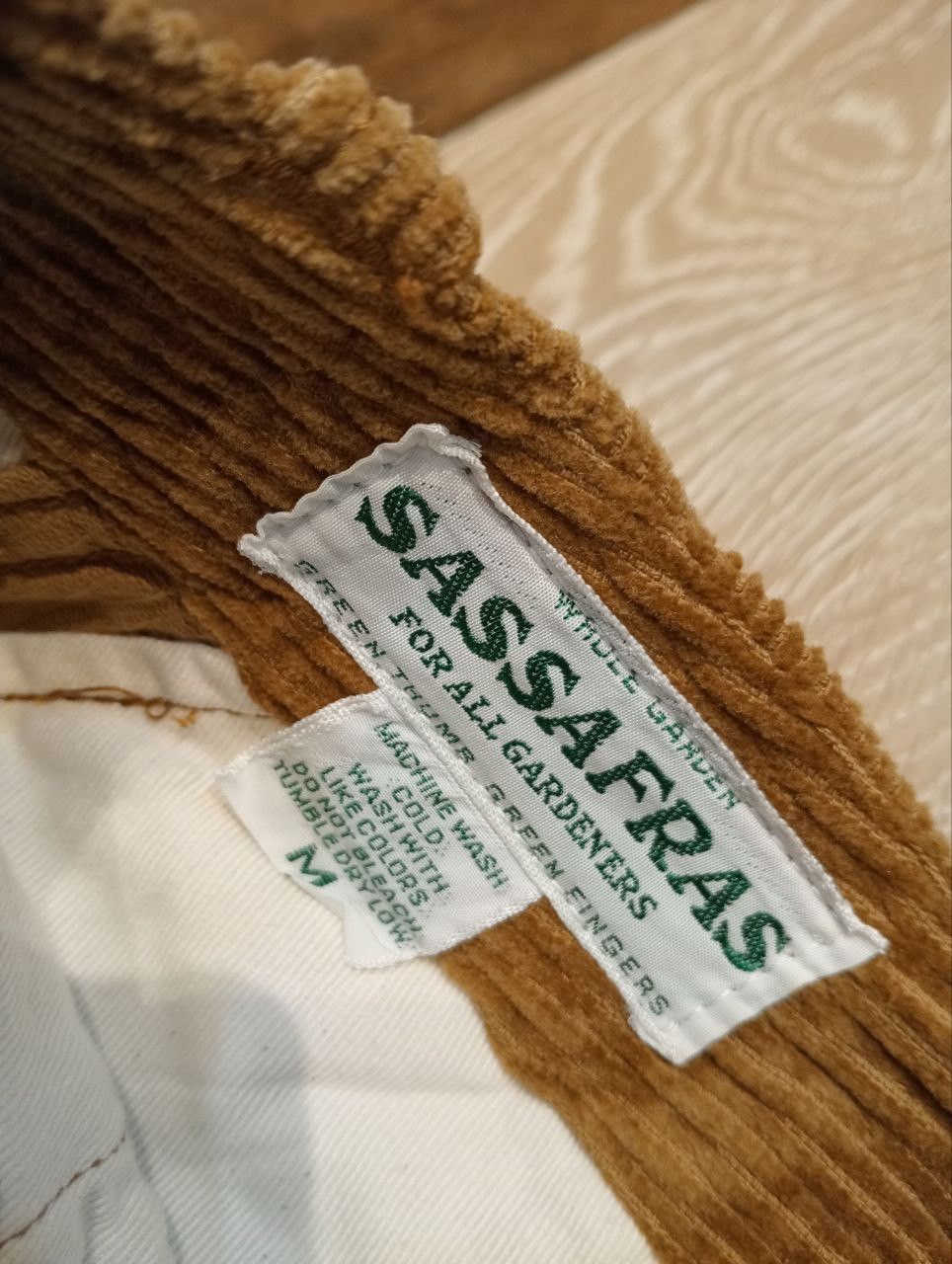 Sassafras JAPANESE SASSAFRAS WIDE BAGGY CORDUROY PANTS Size US 35 - 8 Thumbnail