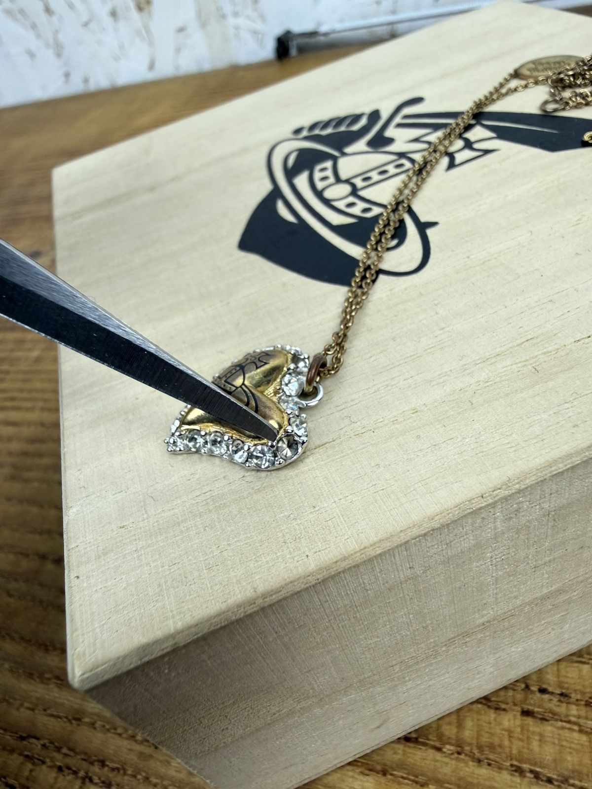 Vivienne Westwood Vintage Vivienne Westwood Zita Heart Orb Pendant Necklace Size ONE SIZE - 4 Thumbnail