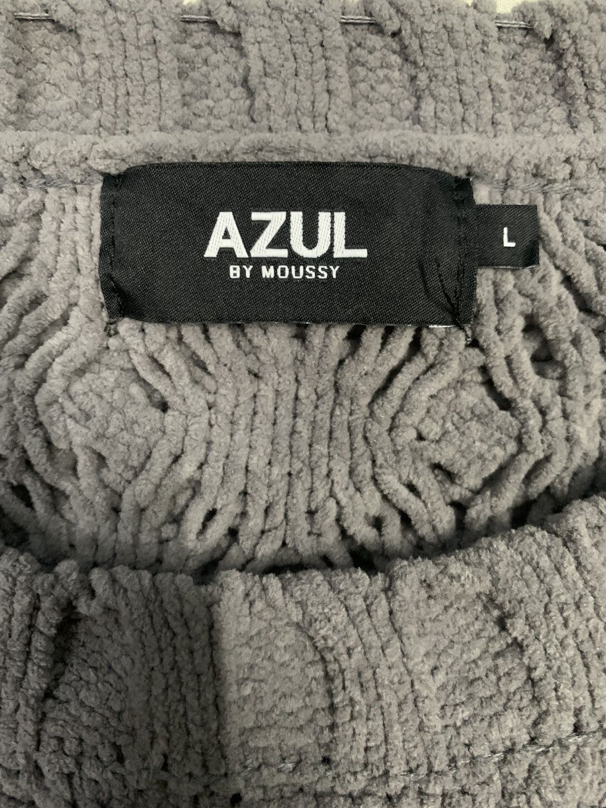 Japanese Brand 🔥BUNDLE🔥Japanese Azul by Moussy Grey & Brown Knitted Sweater Size US L / EU 52-54 / 3 - 12 Thumbnail