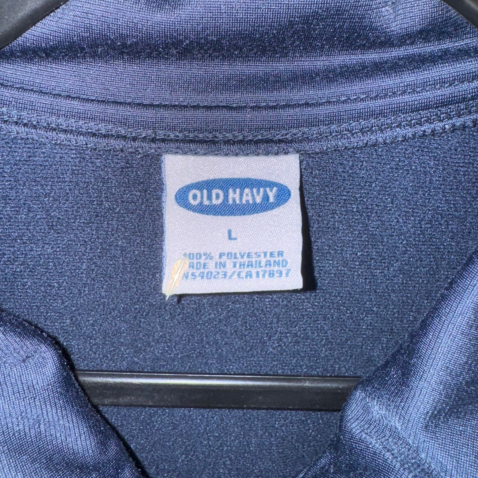 Old Navy Vintage Y2K Old Navy 2000s embroider stripe zip track jacket Size US L / EU 52-54 / 3 - 3 Thumbnail