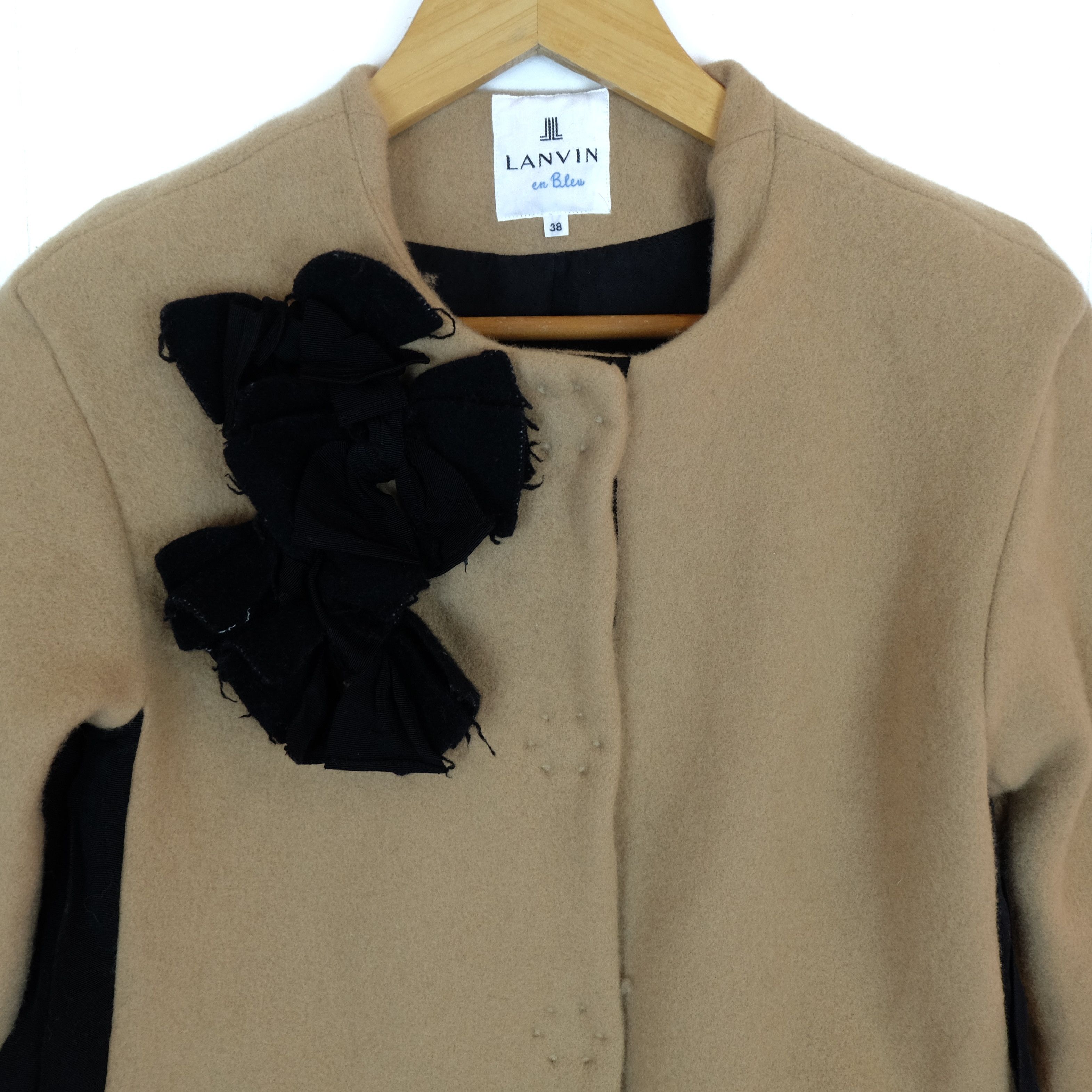 Lanvin LANVIN Coat Wool Jacket Harajuku Style Size S / US 4 / IT 40 - 3 Thumbnail