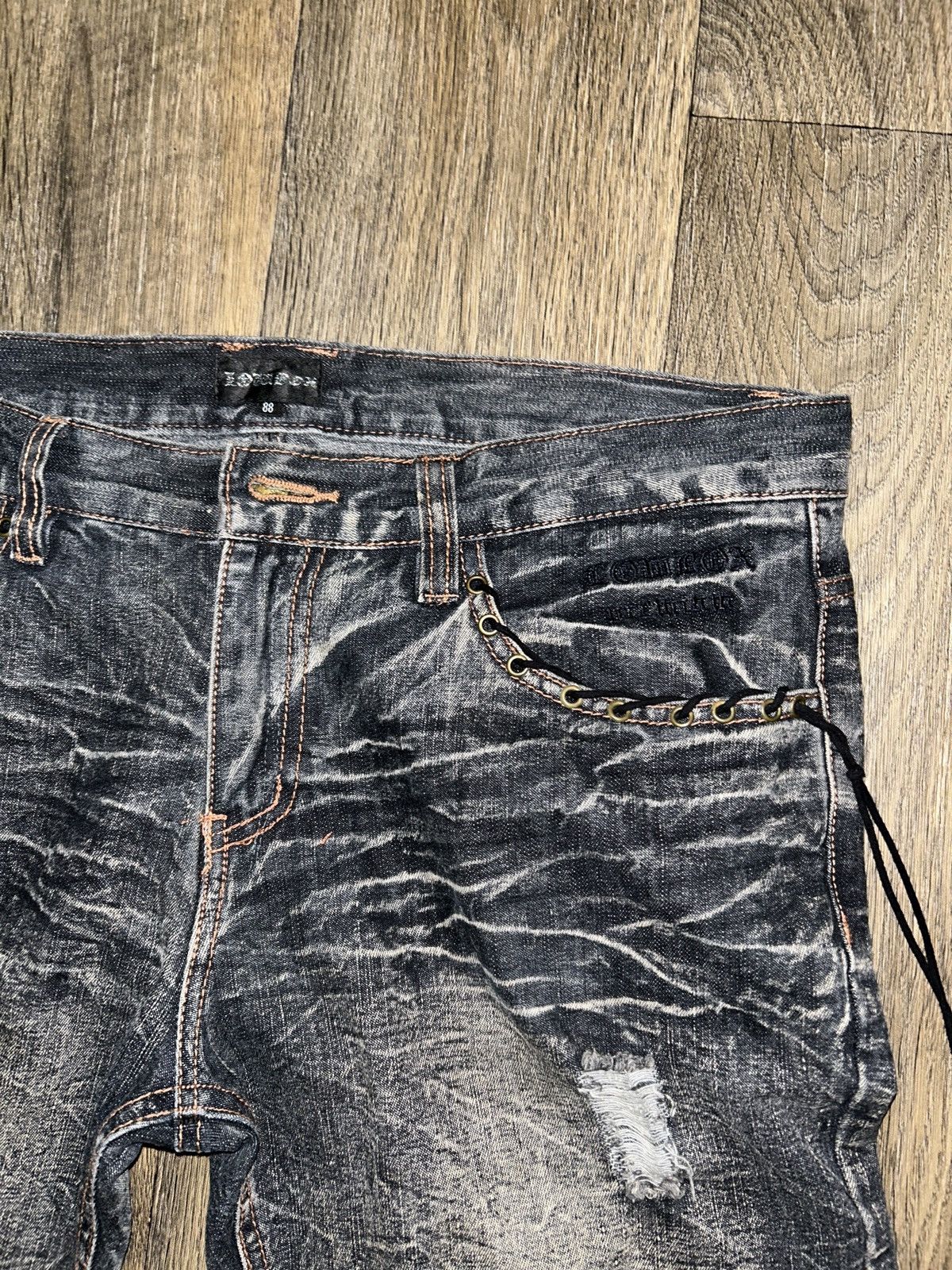 LOWBOX Lowbox Bootcut Denim Jeans. Japanese Size US 34 / EU 50 - 2 Thumbnail