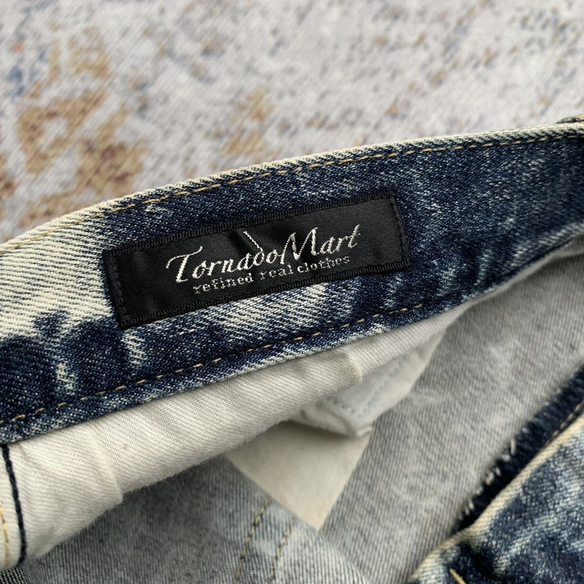 Tornado Mart Rare 2000s Tornado Mart Flared Acid Mudwash Jeans Size US 34 / EU 50 - 12 Thumbnail