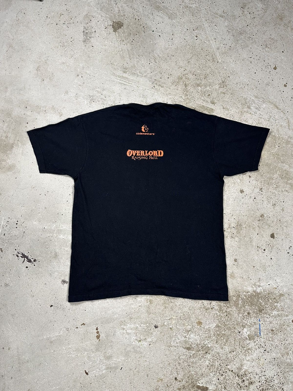 Playstation Vintage 2007 Overlord Raising Hell PS3 Promo Black Tee Size US L / EU 52-54 / 3 - 2 Thumbnail