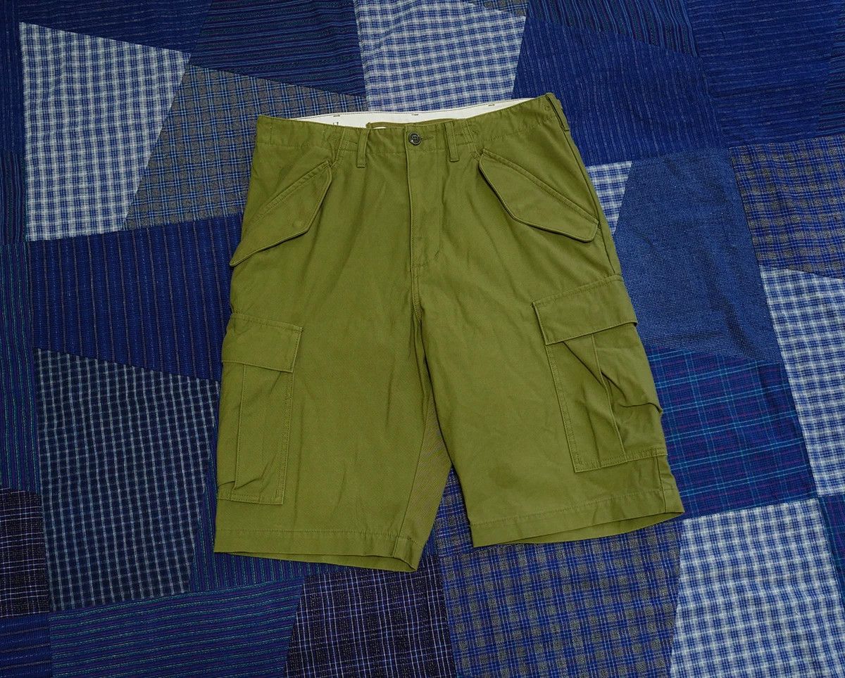 Descendant Descendant D-65M Satin Shorts in Olive Green Size US 34 / EU 50 - 1 Thumbnail