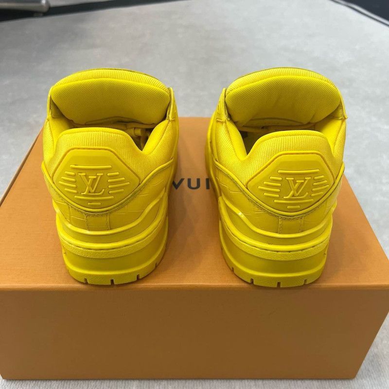 Louis Vuitton Louis Vuitton Trainer Maxi Leather Sneakers -2508 Size US 5.5 / EU 38 - 3 Thumbnail