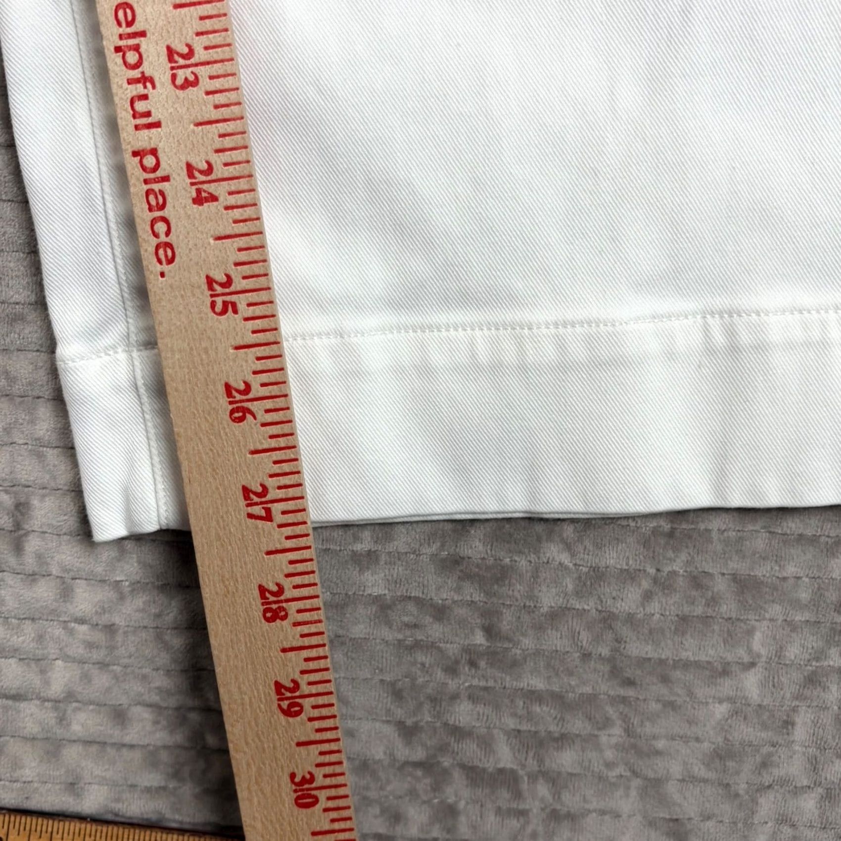 Spanx Spanx Stretch Twill Wide Leg Crop Pants White Pull On Womens Medium 20312T Size 32" / US 10 / IT 46 - 4 Thumbnail