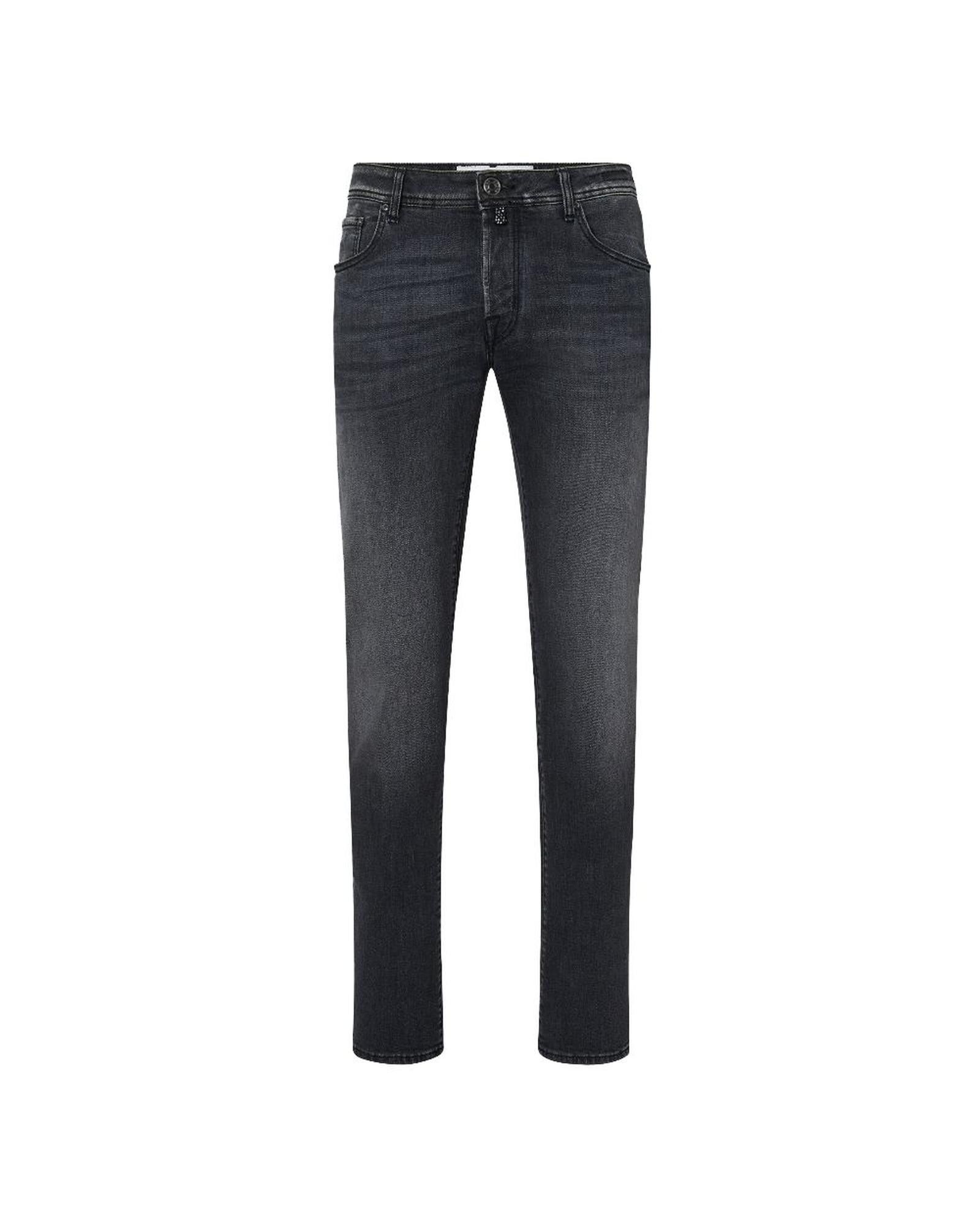 image of Jacob Cohen Slim Fit Five-Pocket Cotton Jeans in Black, Men's (Size 32)