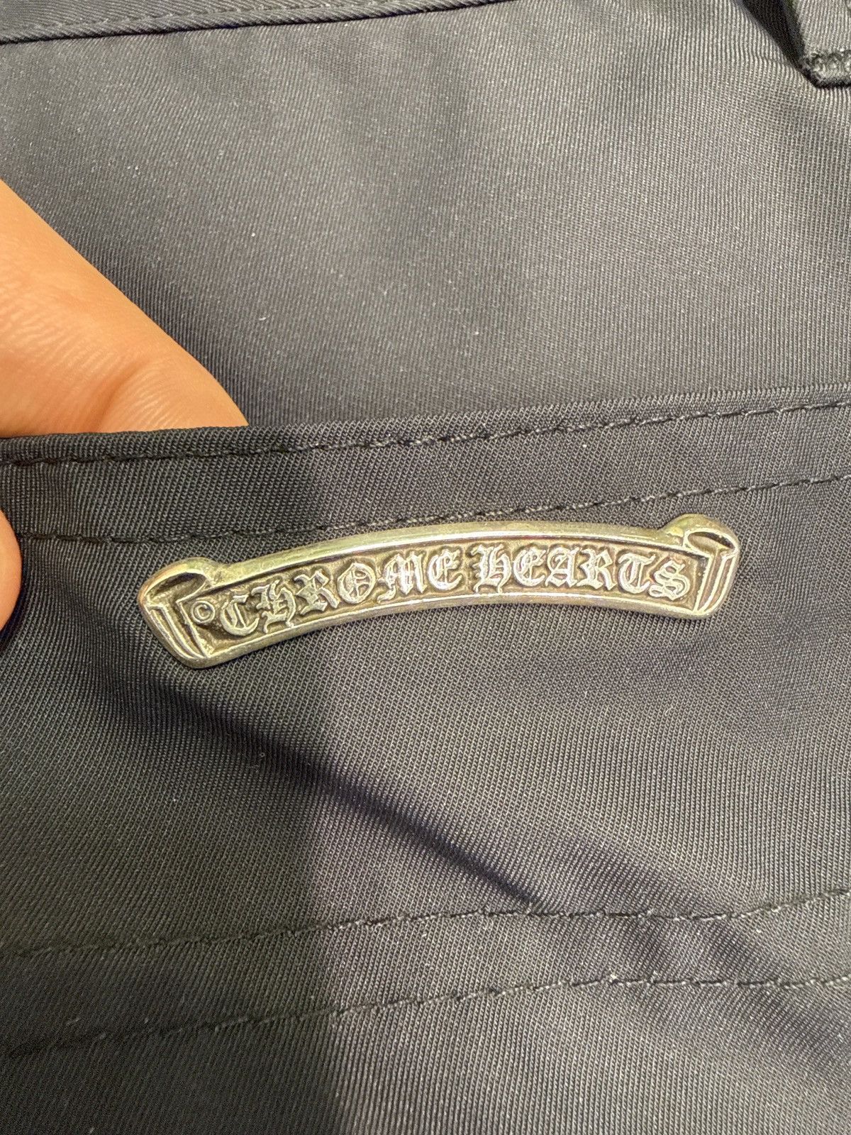 Chrome Hearts Chrome Hearts Double Knee Nylon Leather Carpenter Pants Size US 30 / EU 46 - 10 Thumbnail