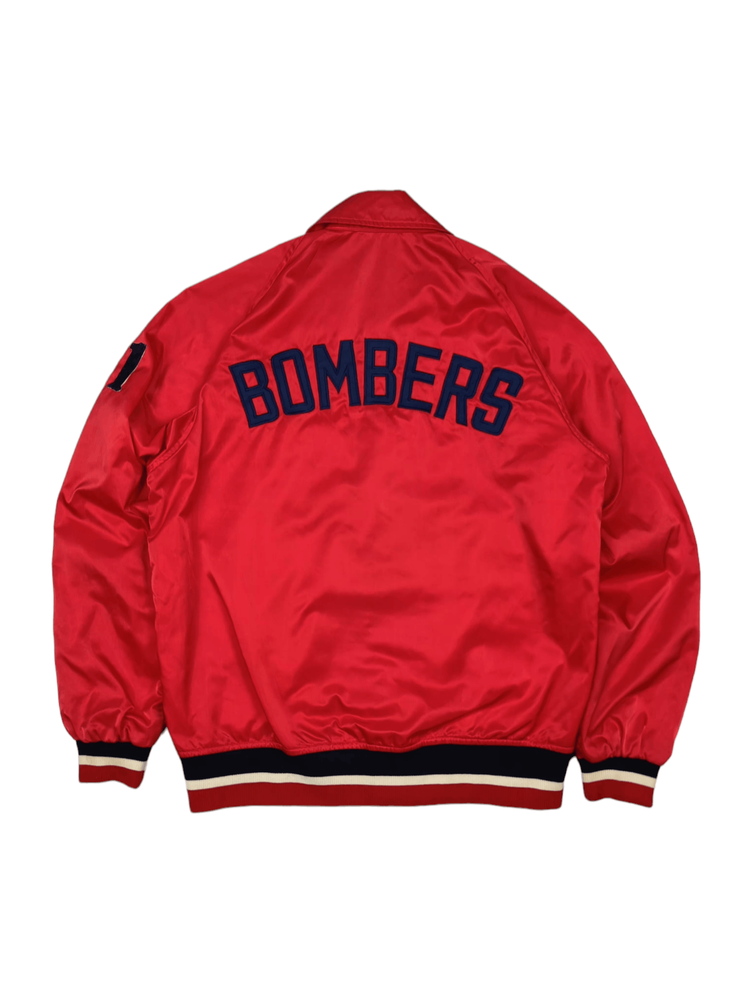 Descente Vintage 80s DESCENTE 'BOMBERS' Back Spell Out Size US L / EU 52-54 / 3 - 1 Thumbnail