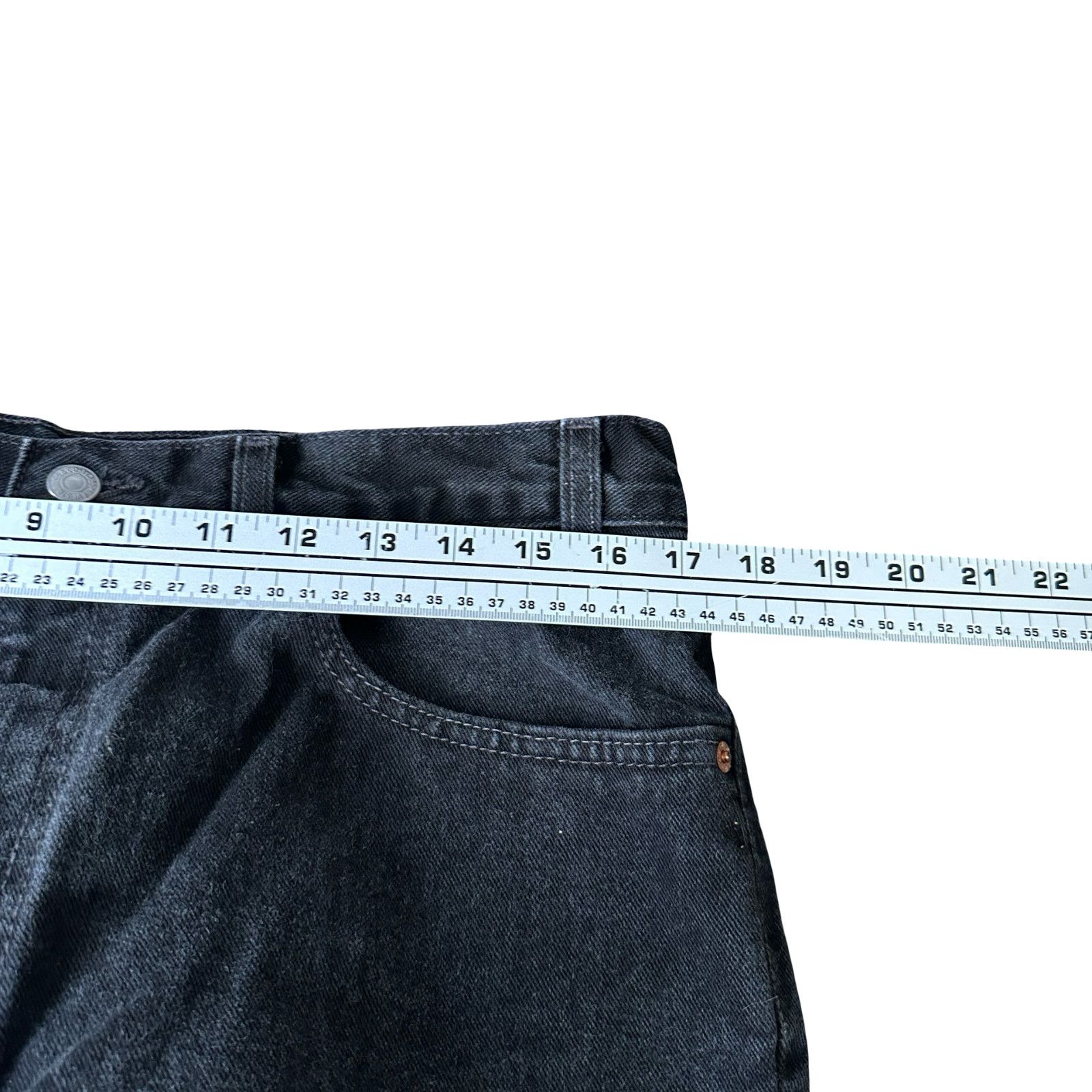 Levi's Vintage Levi's 550 Relaxed Jeans Men 36x32 Black Denim USA Size US 36 / EU 52 - 9 Thumbnail