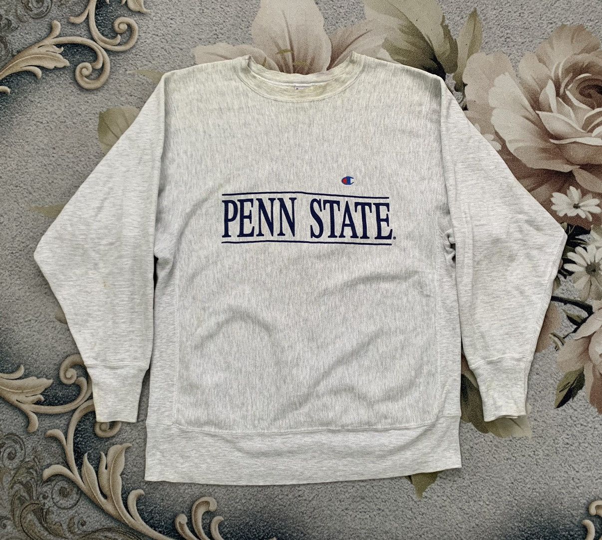 Champion × Vintage Vtg 90s Champion Reverse Weave PENN STATE Sweatshirt Size US XL / EU 56 / 4 - 1 Thumbnail