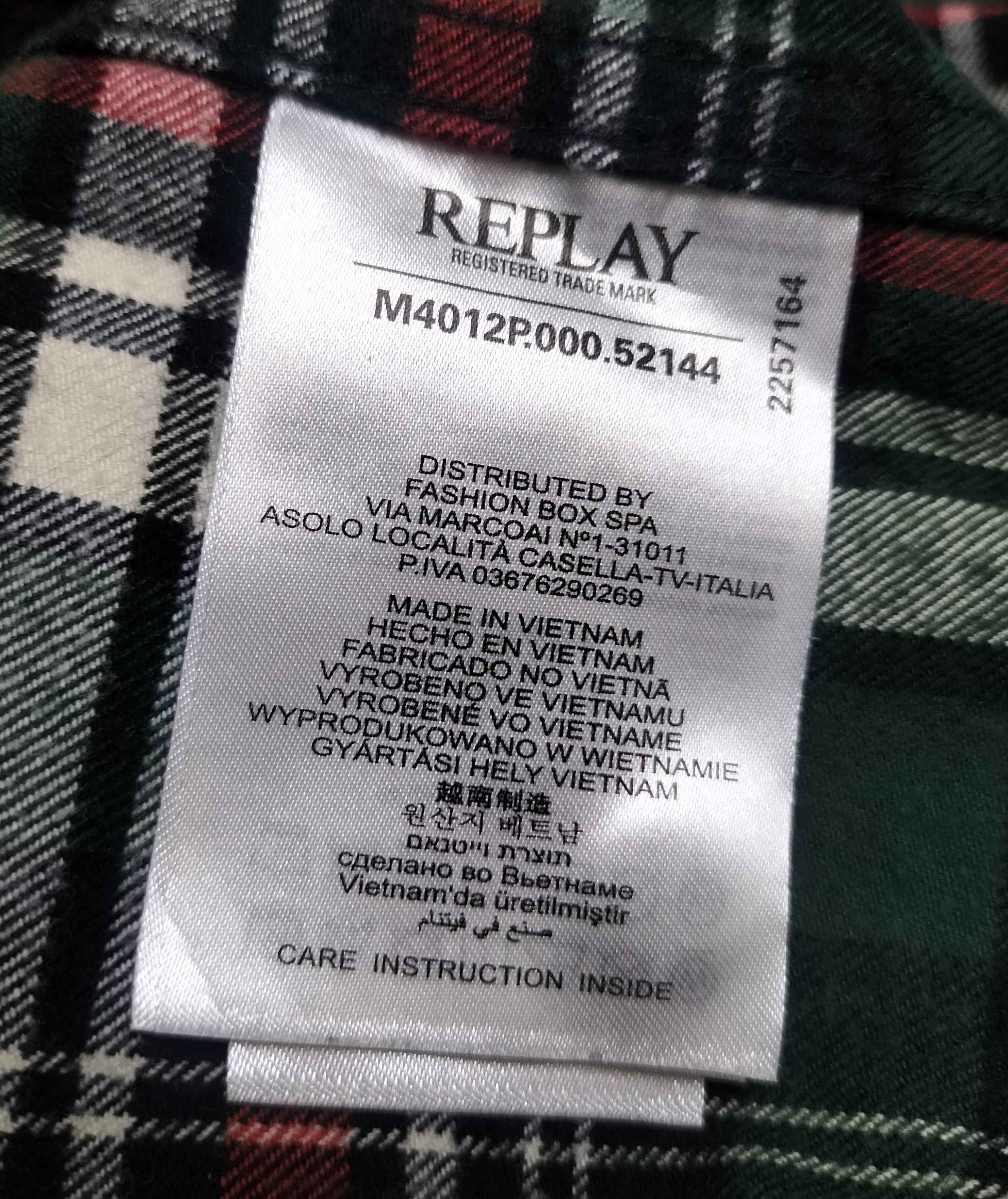 Replay Replay plaid button up shirt Size US M / EU 48-50 / 2 - 8 Thumbnail
