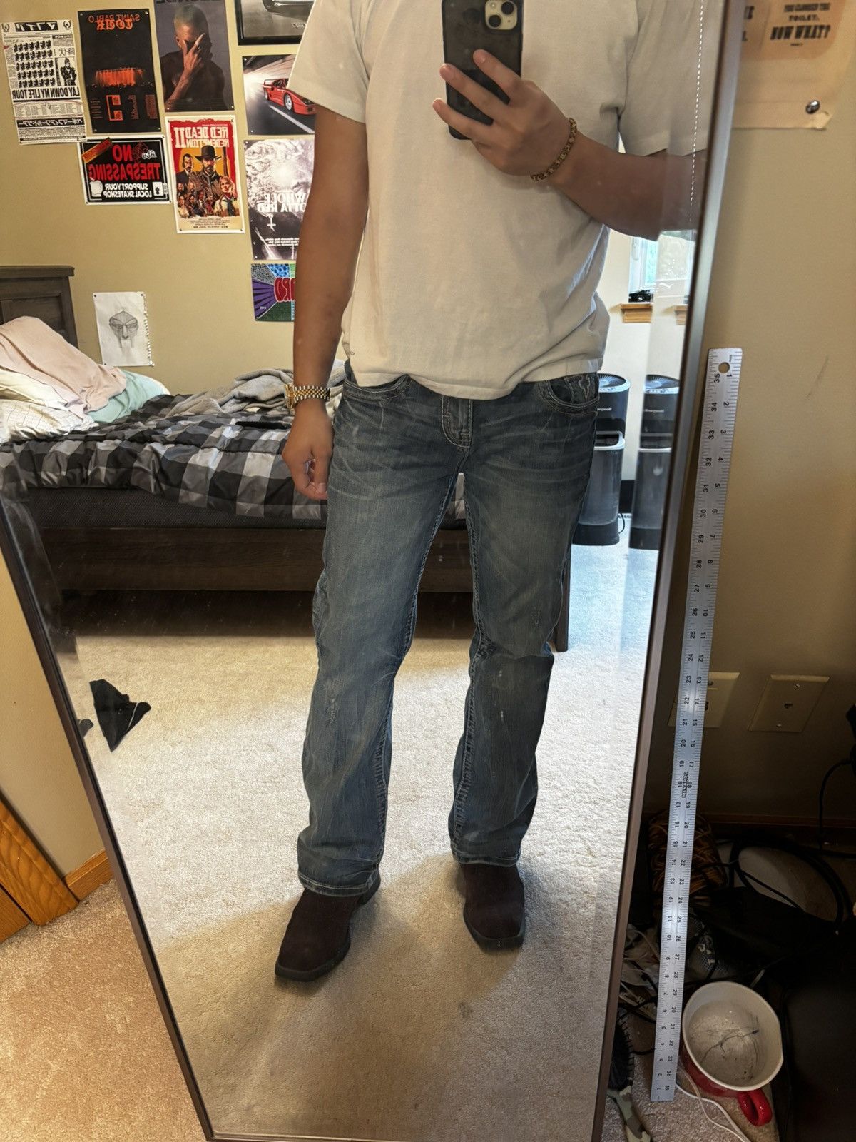 Rock Revival Rock Revival - Ryker Bootcut Jeans Size US 31 - 11 Thumbnail