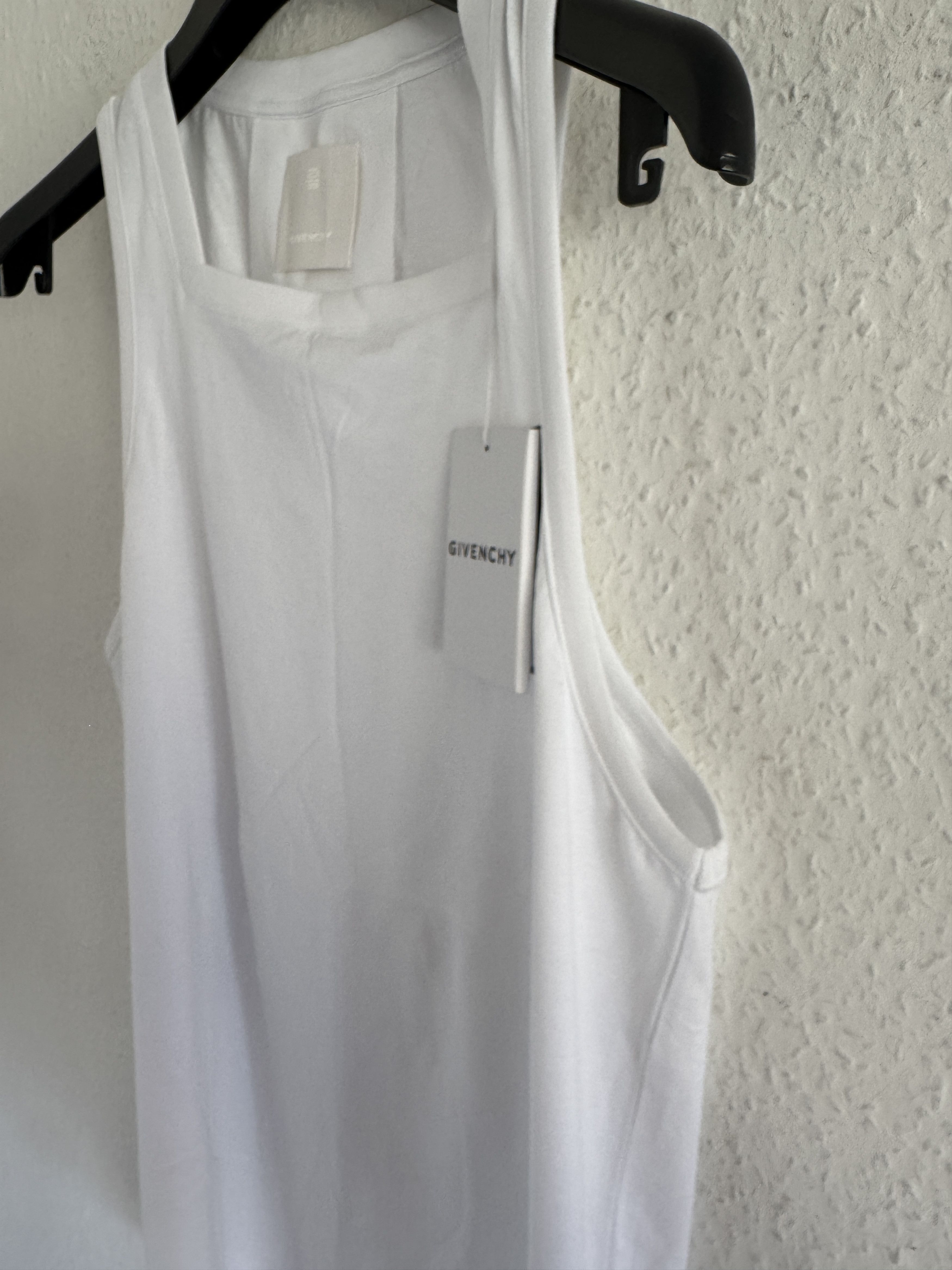 Givenchy White slim-fit tank top Size US XL / EU 56 / 4 - 4 Thumbnail